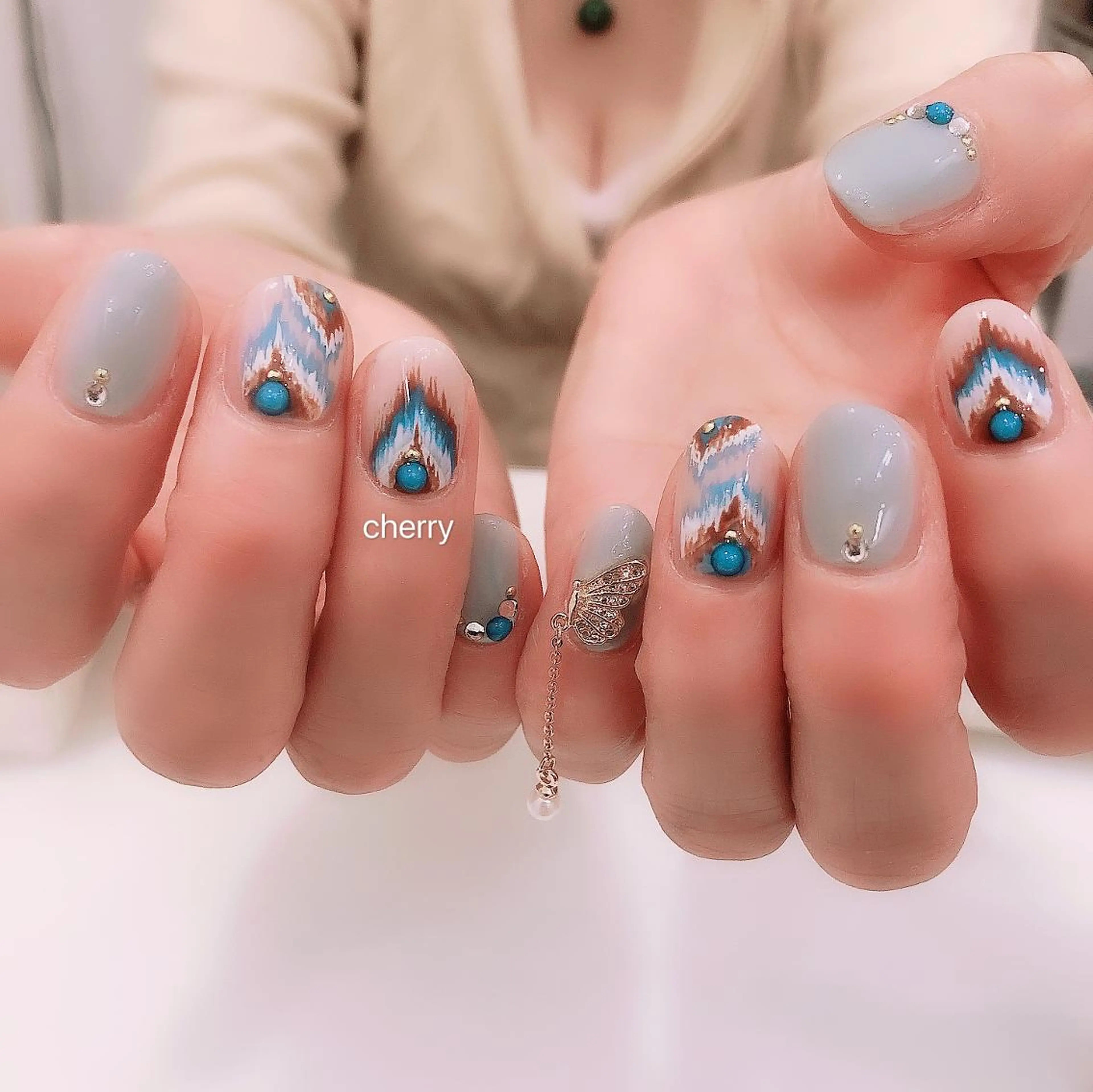 ネイル ジェルネイル SAKURA 🍒のネイルデザイン