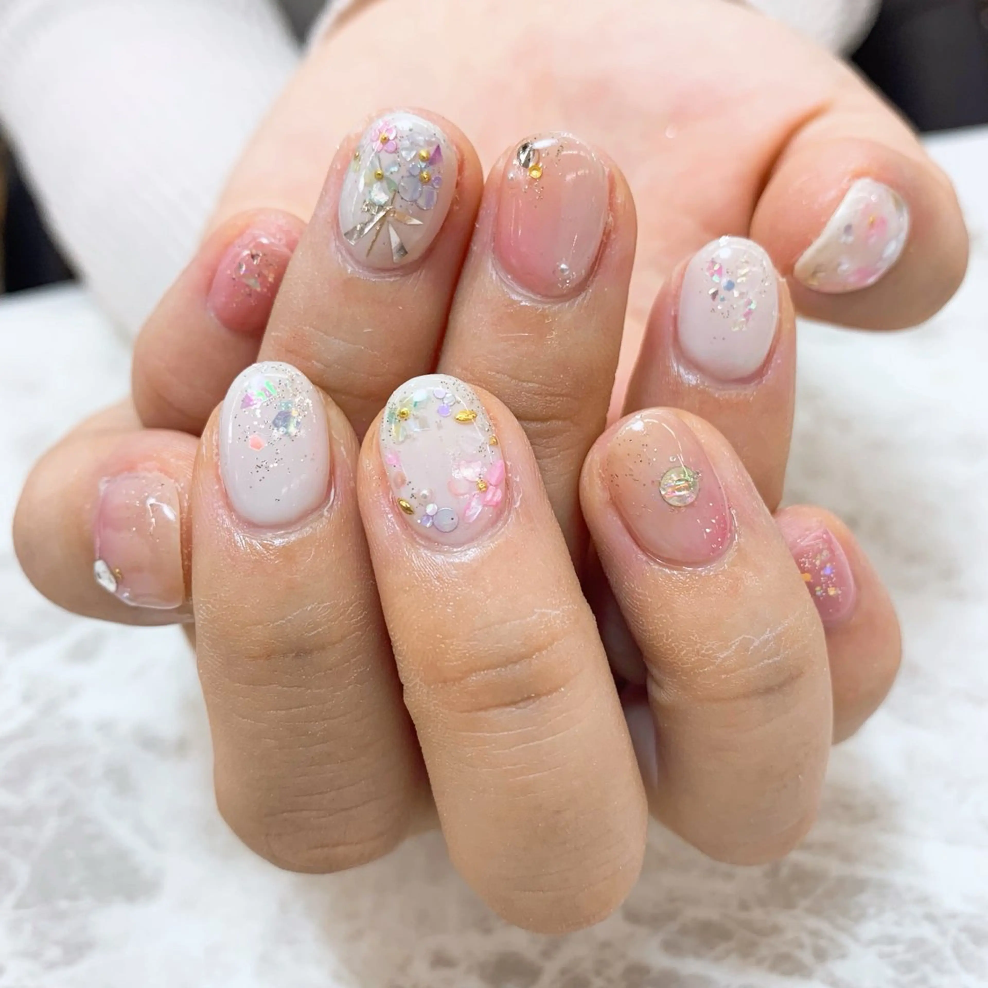 ネイル アートネイル ⭐︎休業中の練習⭐︎ JNA認定講師髙橋のネイルデザイン