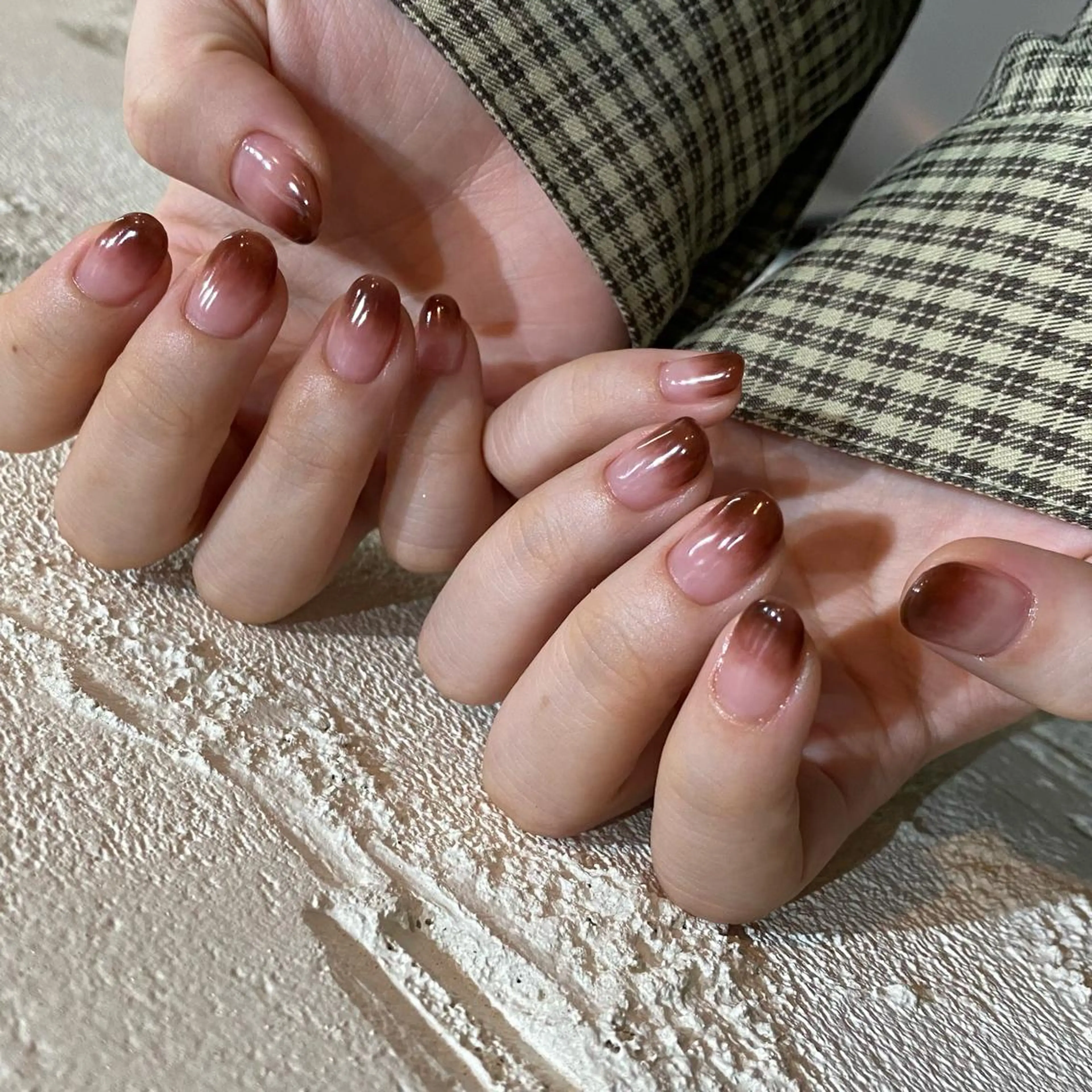 ネイル グラデーション シンプルネイル nable.所属・栗林 実莉のネイルデザイン