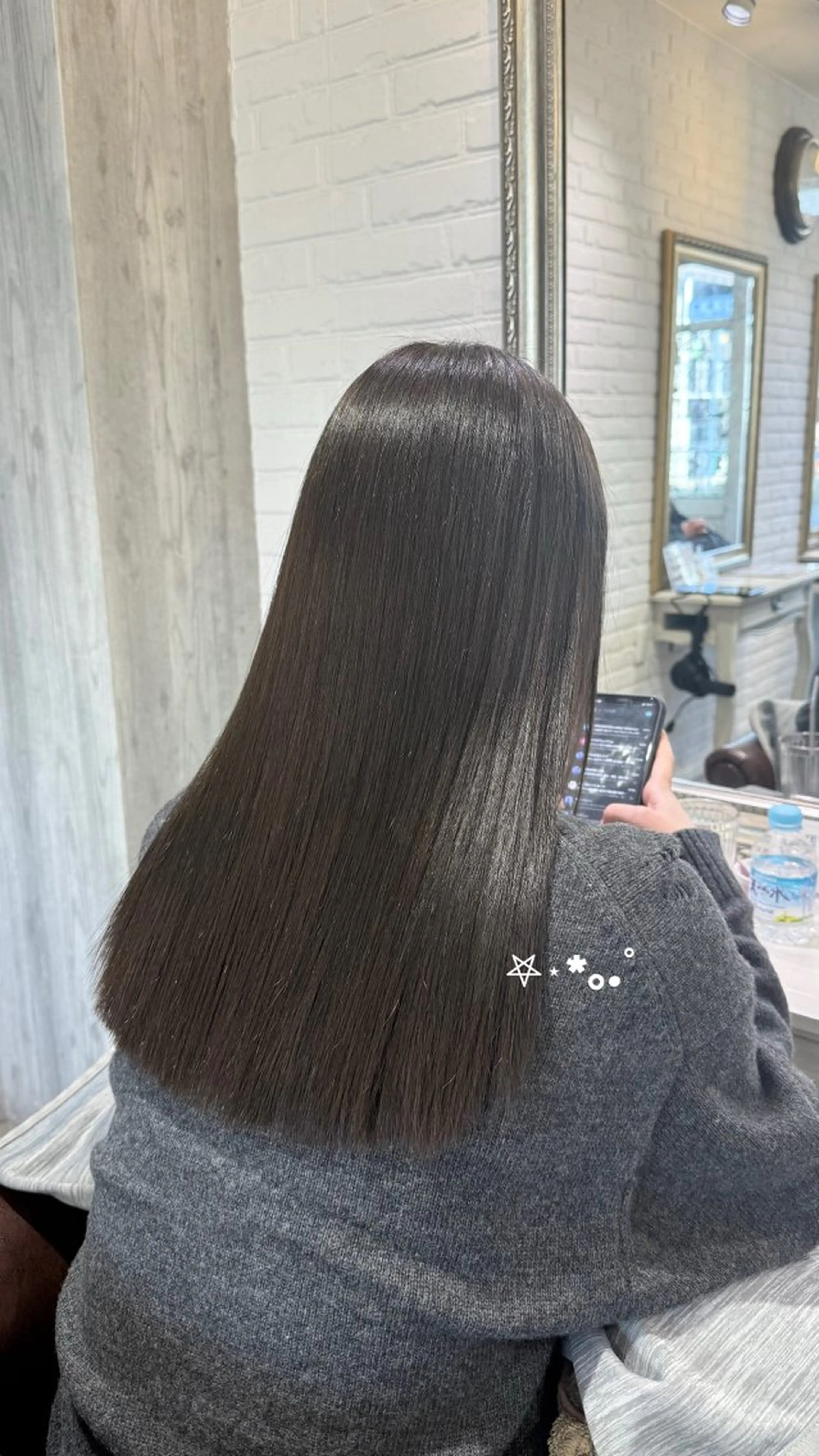 ロング カラー ヘアカラー トリートメント 🎀RUI/髪質改善 /美髪矯正/艶カラーのヘアスタイル