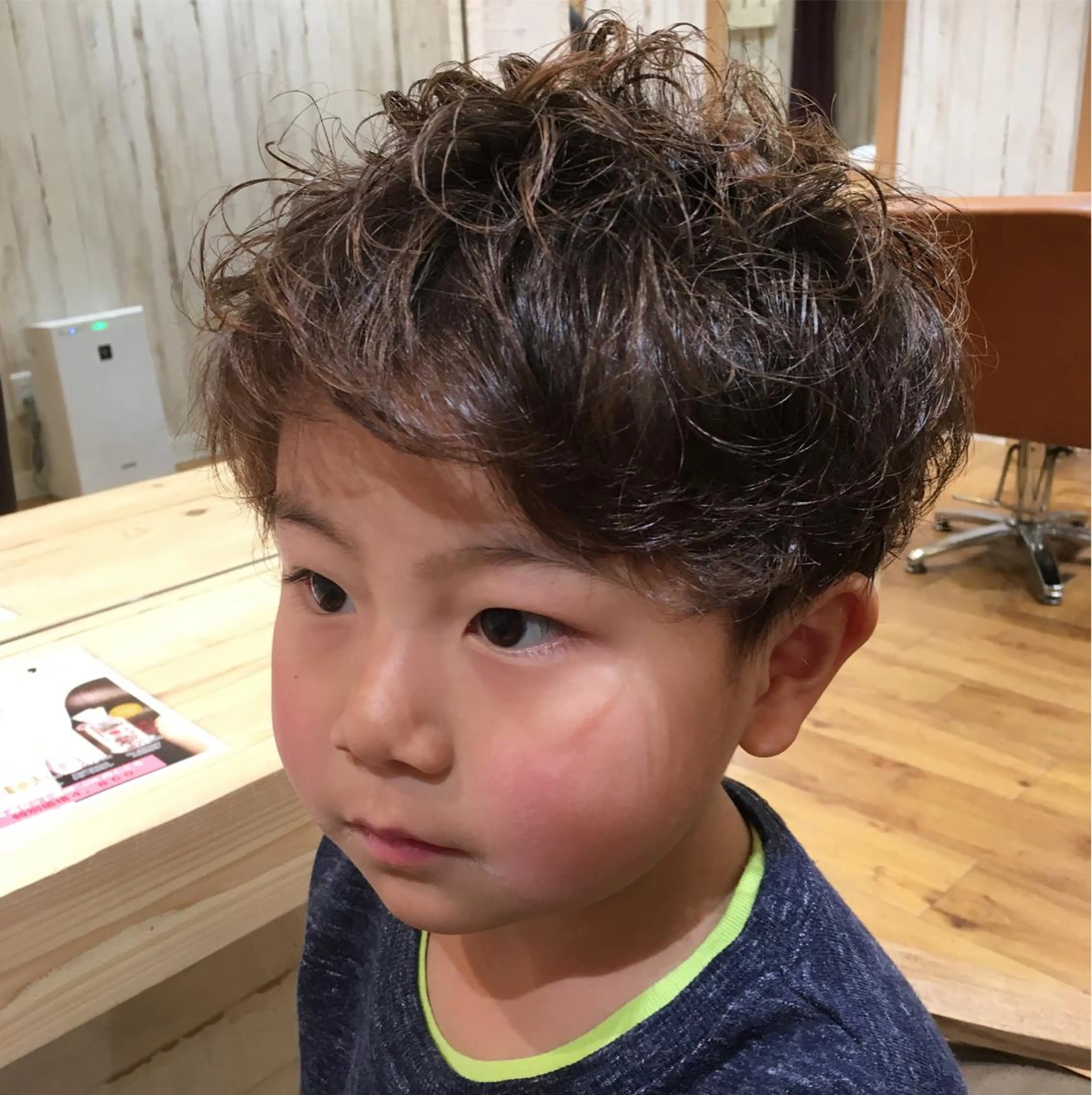 パーマ キッズ 松田 和樹のヘアスタイル