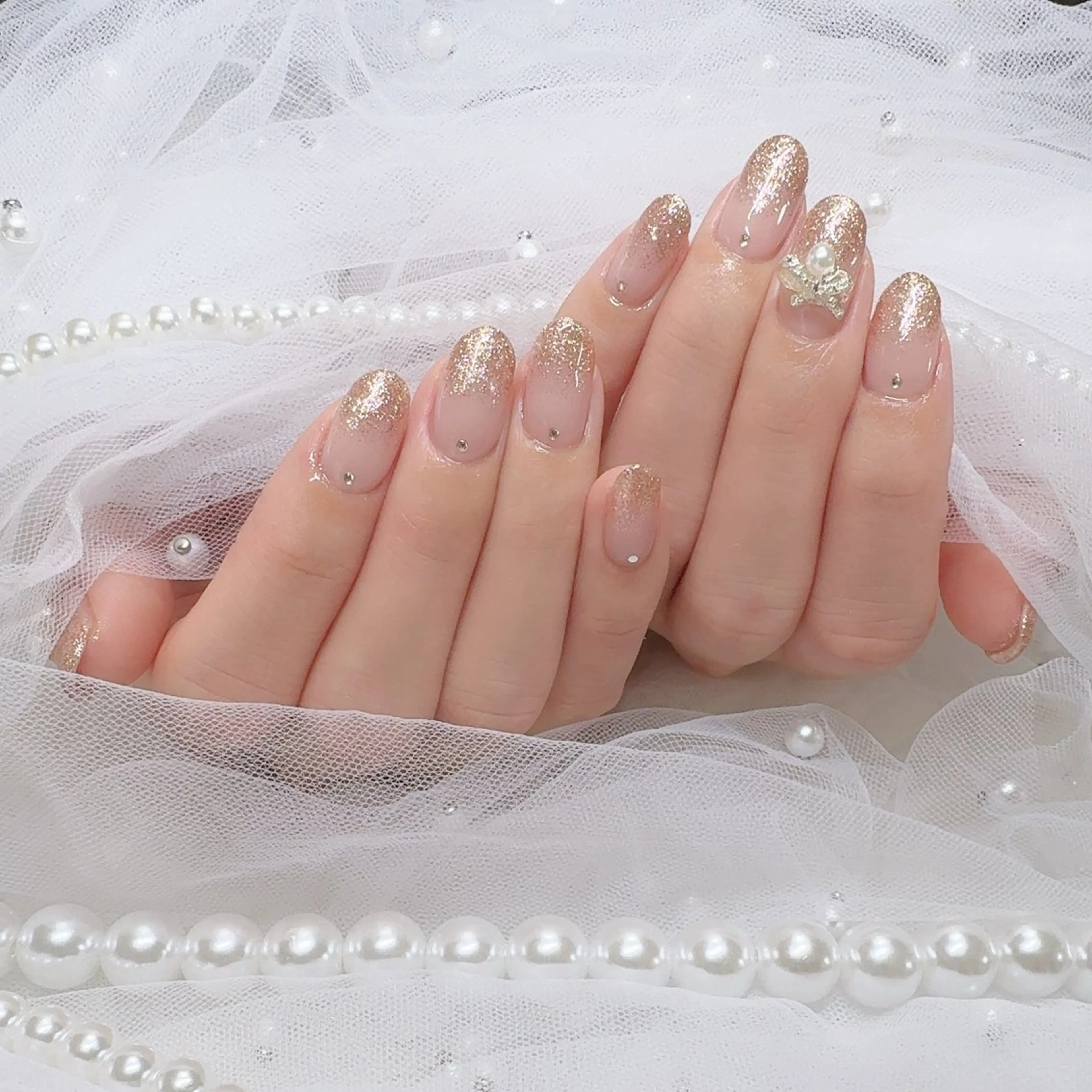 ネイル ハンドネイル 🐝TOMO🎀ིྀ 【パラジェル取扱店】のネイルデザイン