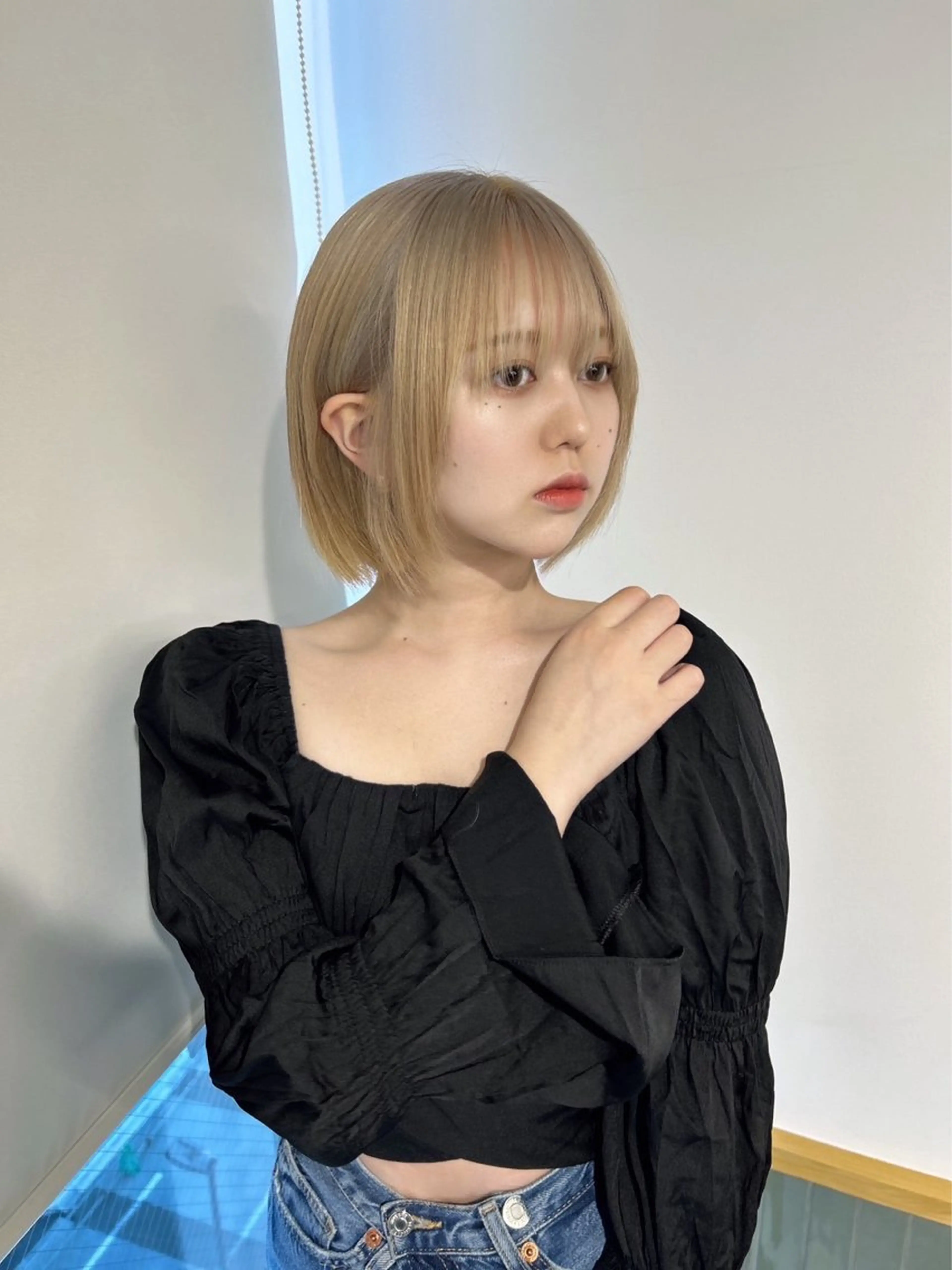 ショート カラー ヘアアレンジ ブリーチ ボブ ショートヘア 【代表】 たき〜のヘアスタイル