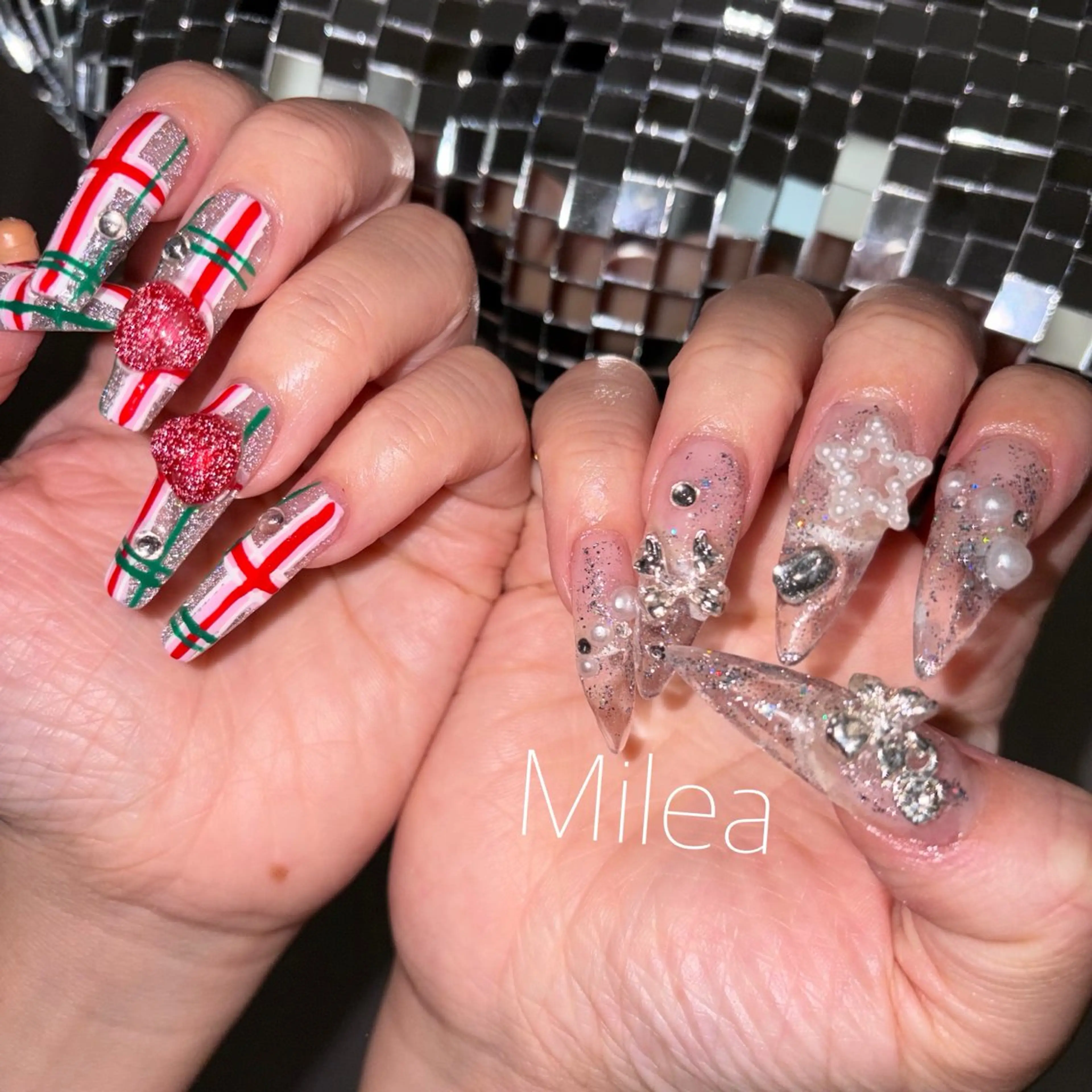 ネイル Milea(ミレア)所属・Milea🩵 Sayaka🪩のネイルデザイン