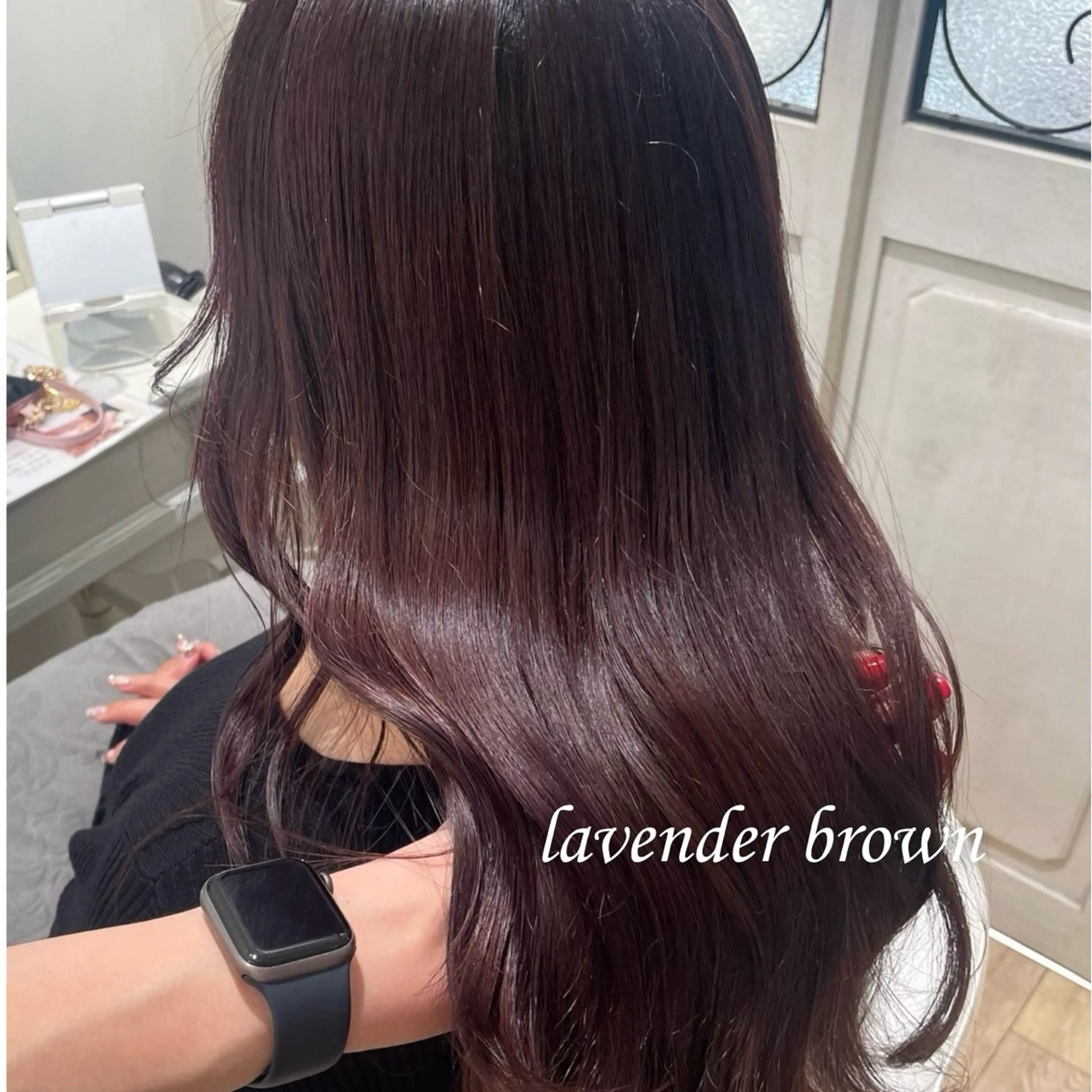 セミロング カラー ✨似合わせstyle ✨mei🦋のヘアスタイル