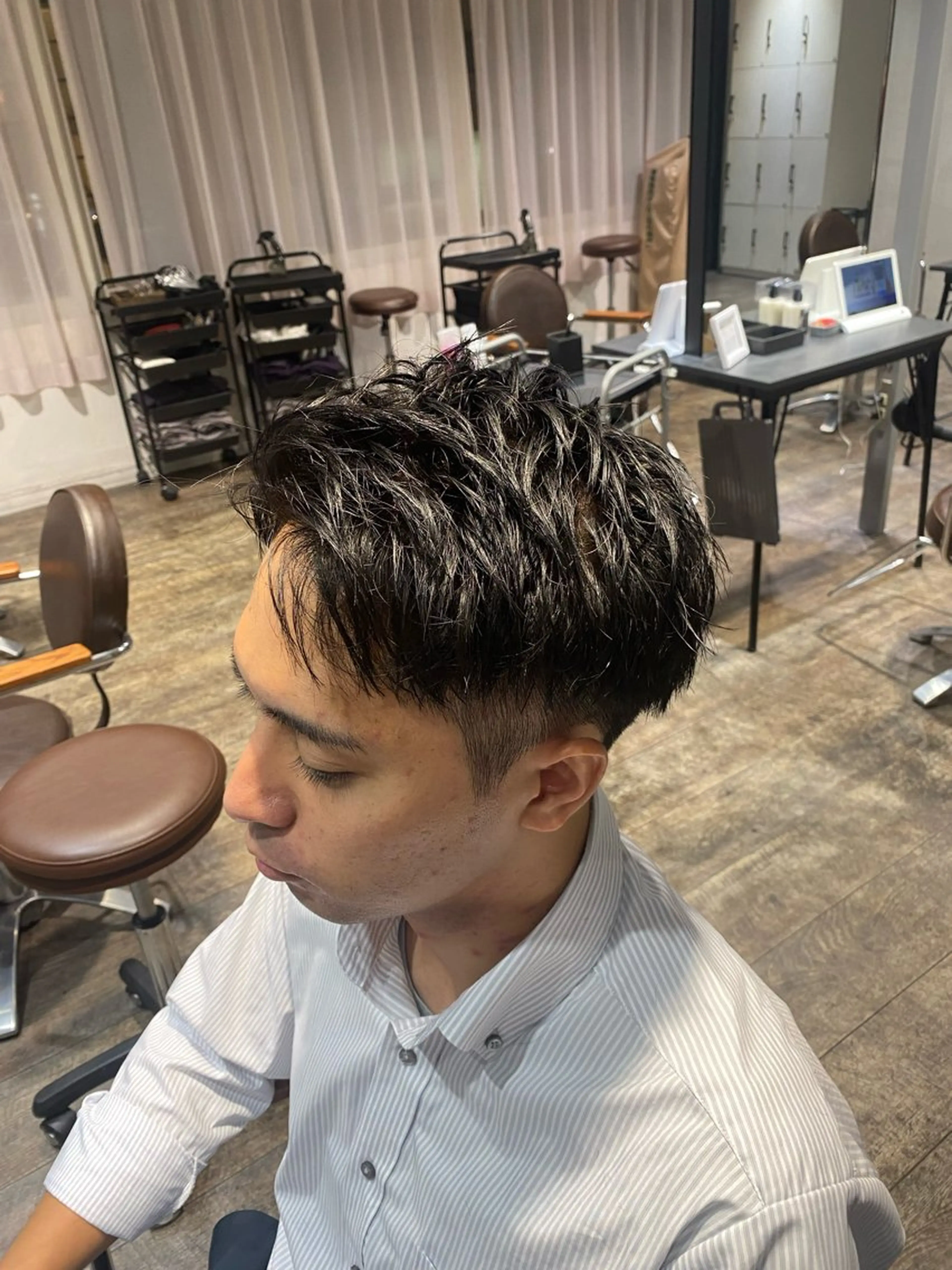 ショート メンズ カット 江﨑 翔のヘアスタイル
