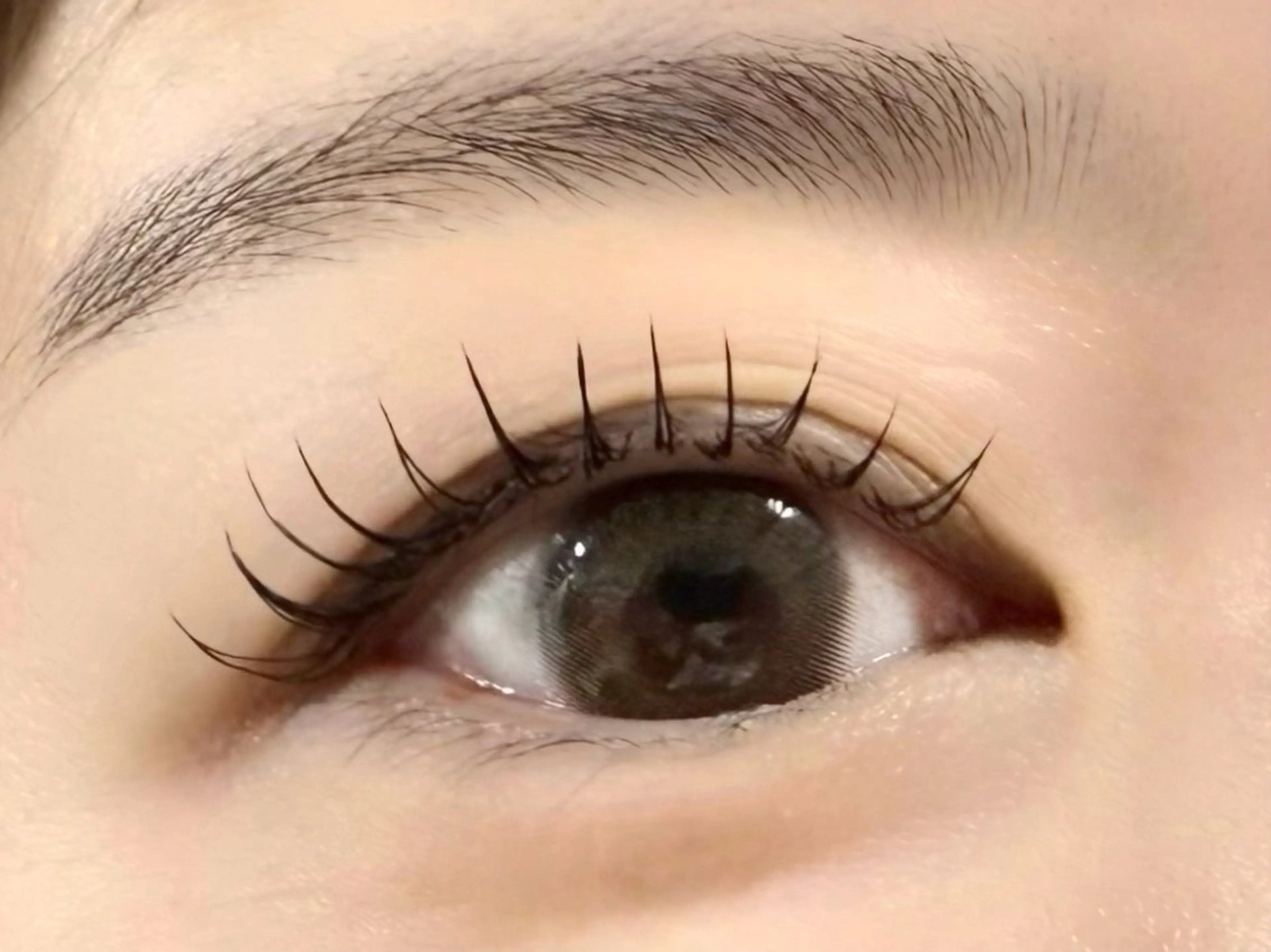 マツエク・マツパ Cカール フラットラッシュ 目尻長め KEY〜 OZAWAのマツエク・マツパデザイン