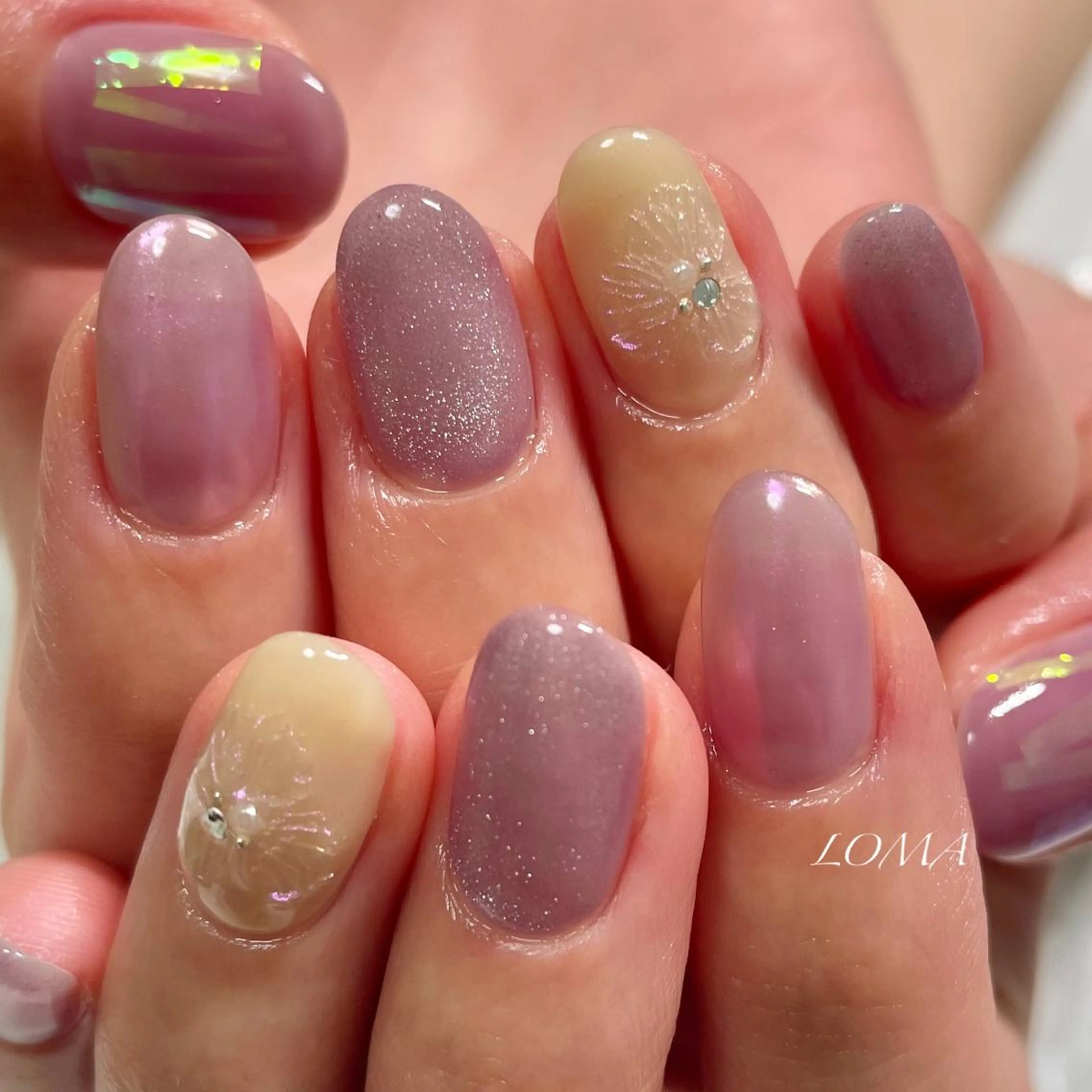 ネイル ハンドネイル ハンドケア m-nail所属・m-nail 🌙minamiのネイルデザイン