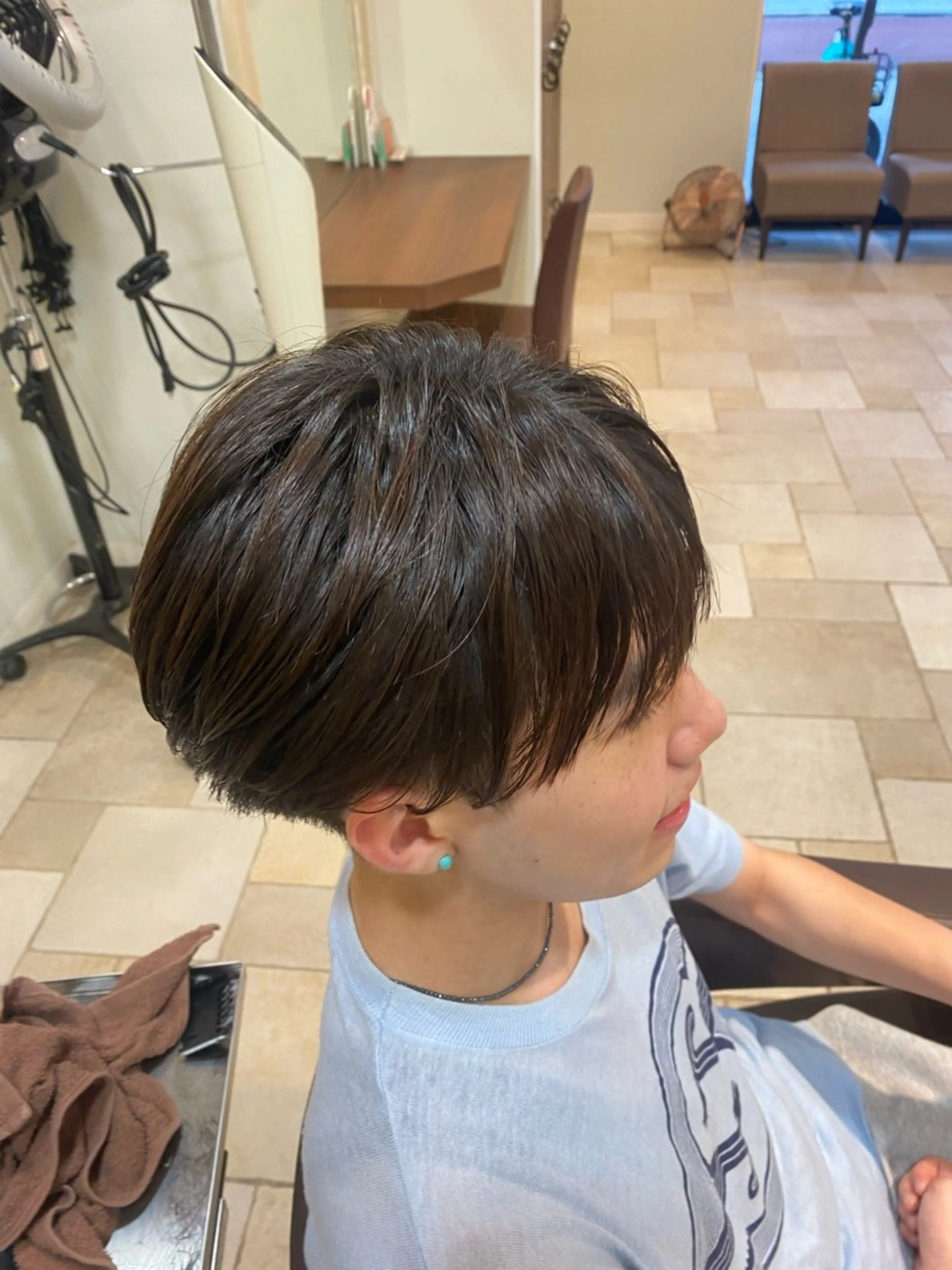 ショート カット ヘアセット 髪質改善/美髪矯正 🫧山本勇輝🫧のヘアスタイル