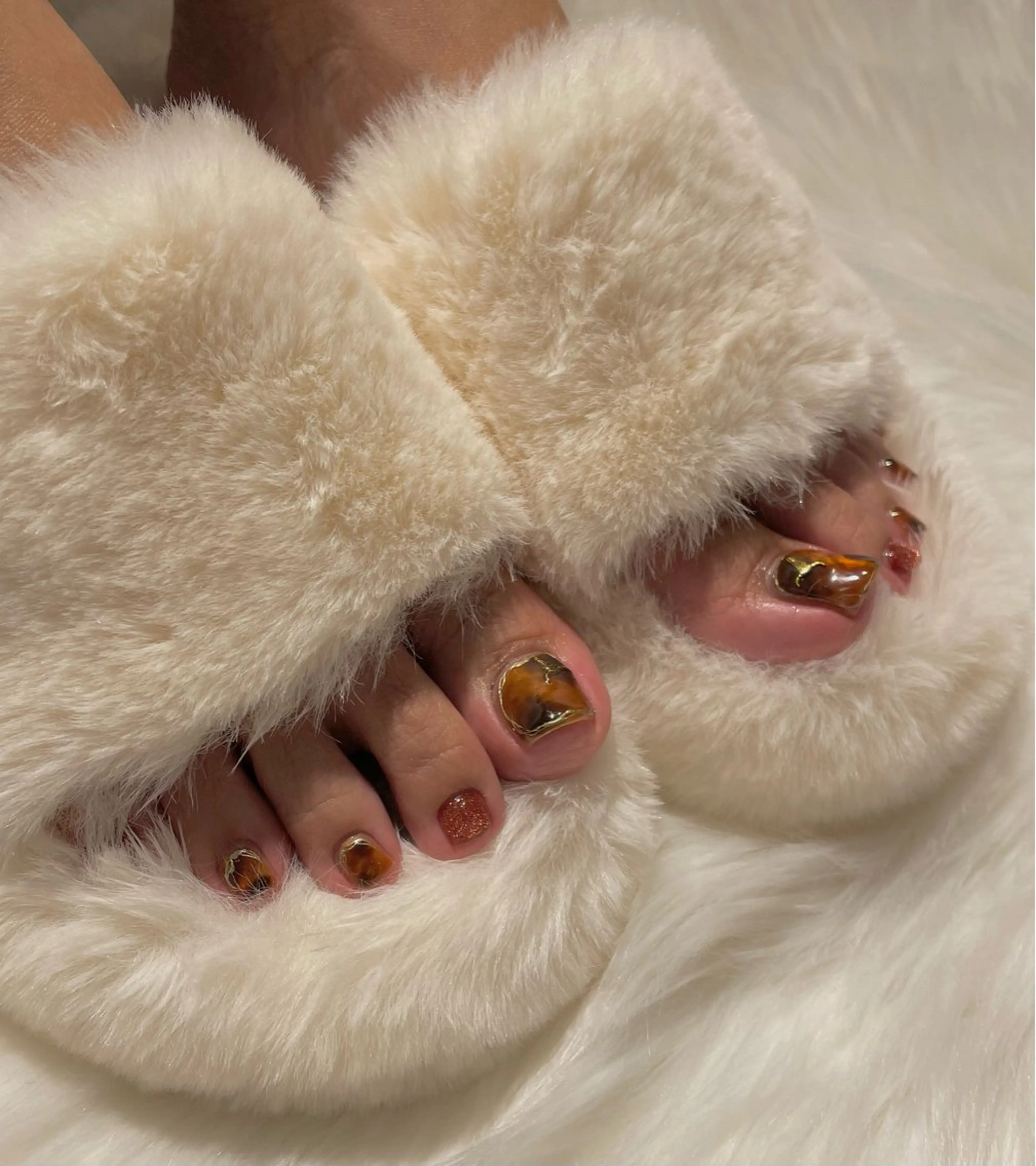 ネイル べっ甲ネイル Ririka　Nail所属・平下 華のネイルデザイン