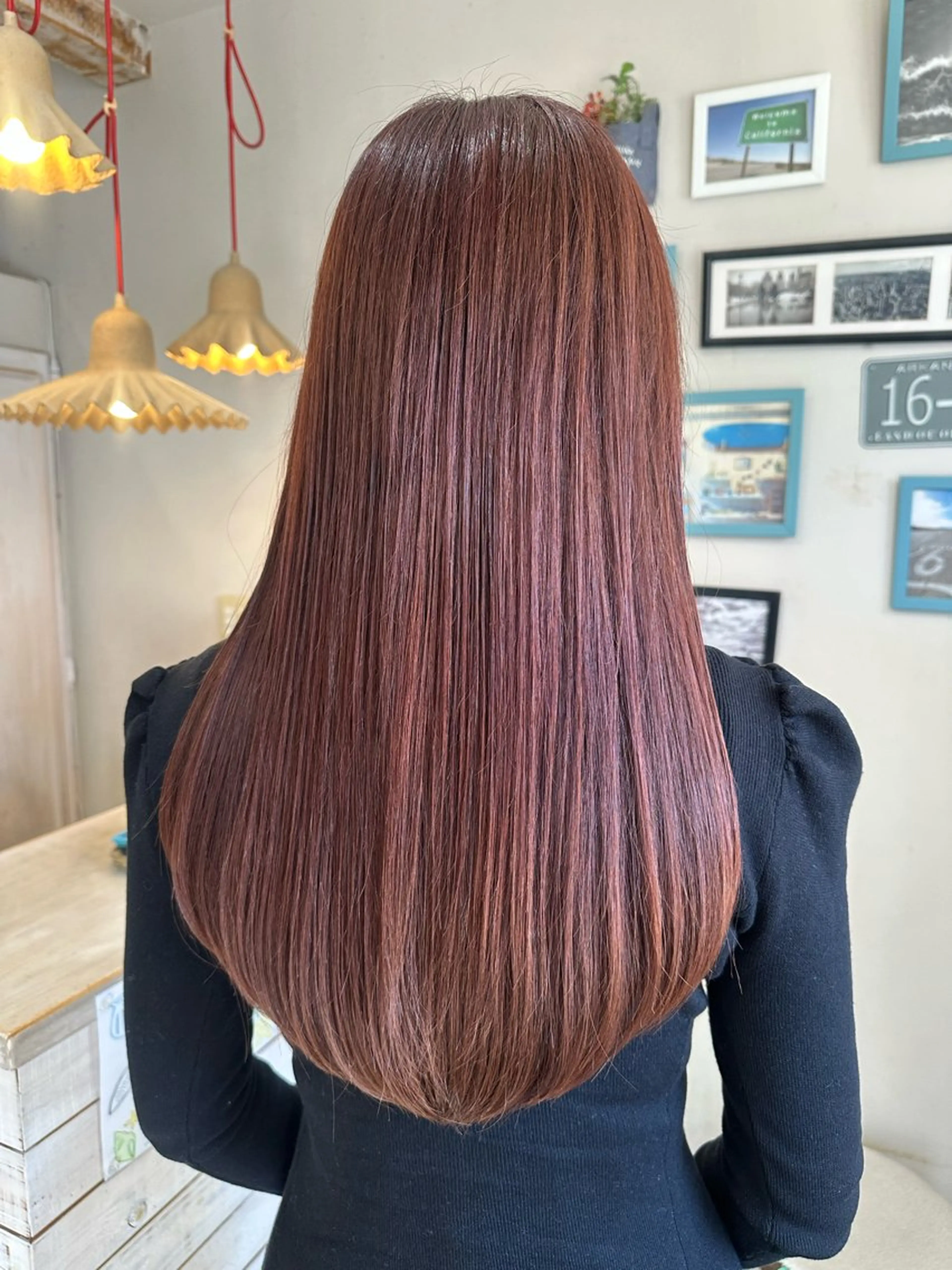 【レディースモデル】カットのみ💇‍♀️(切り上がりが胸下ロング)の写真