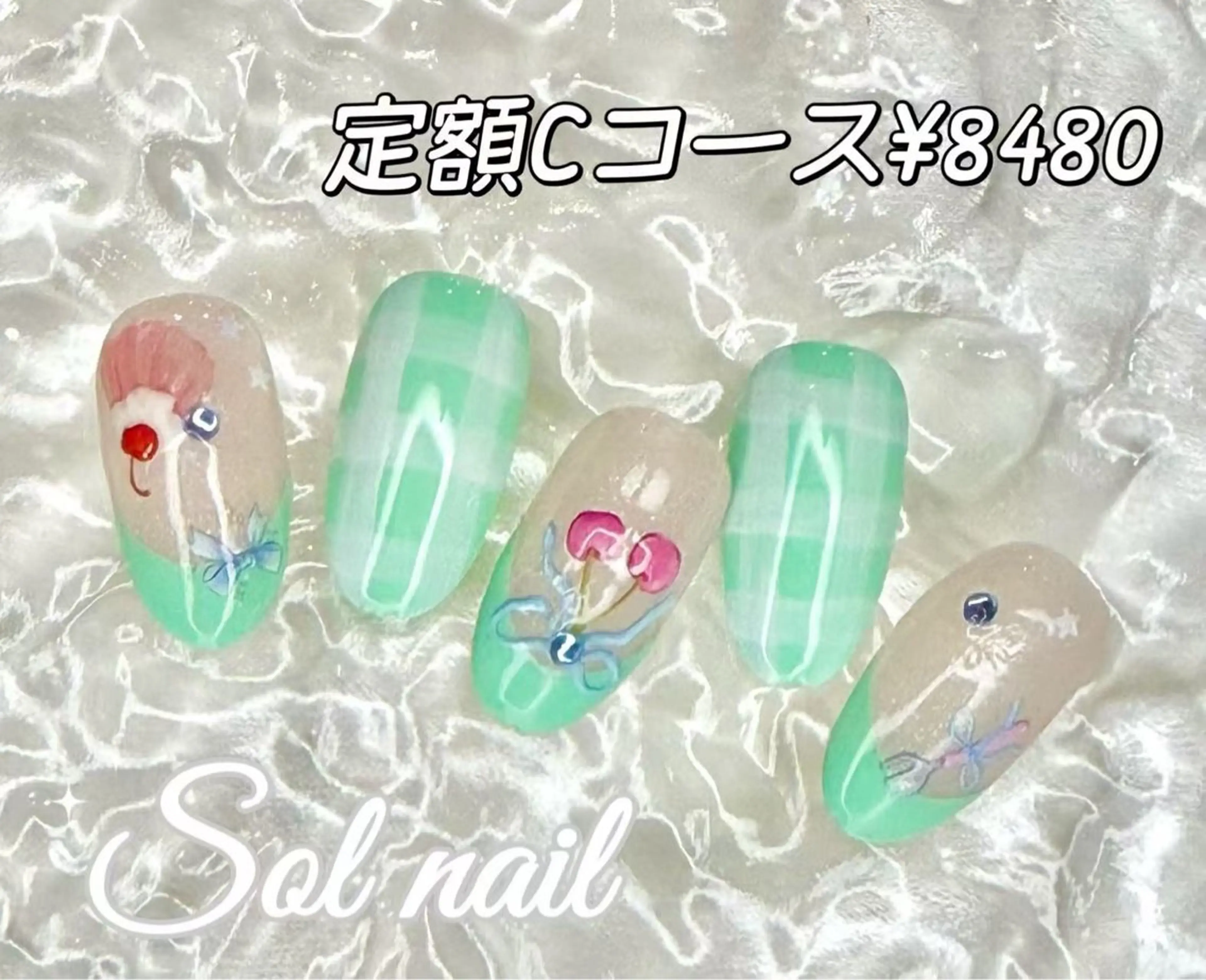 ネイル ハンドネイル ソルネイル所属・ソルネイル ナナのネイルデザイン