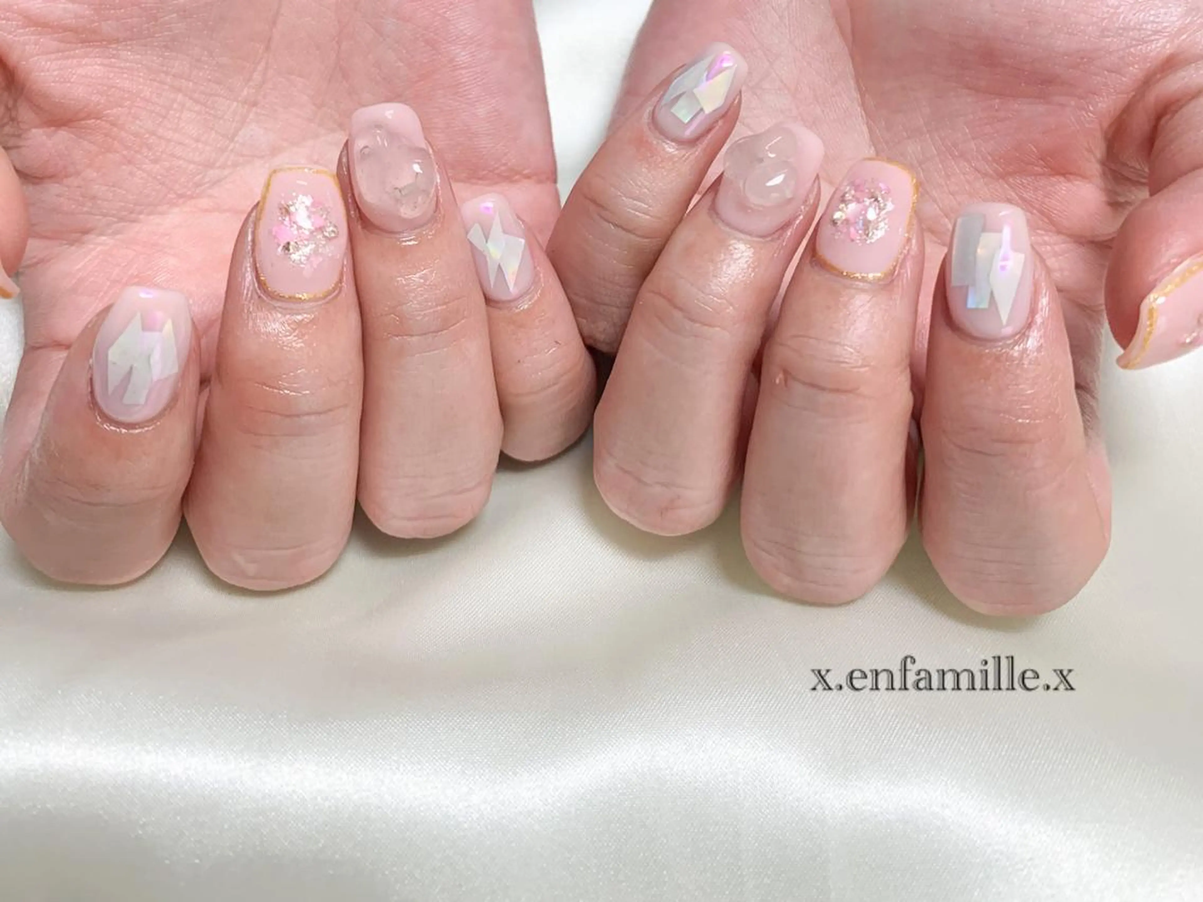ネイル ハンドネイル nail salon en familleのネイルデザイン