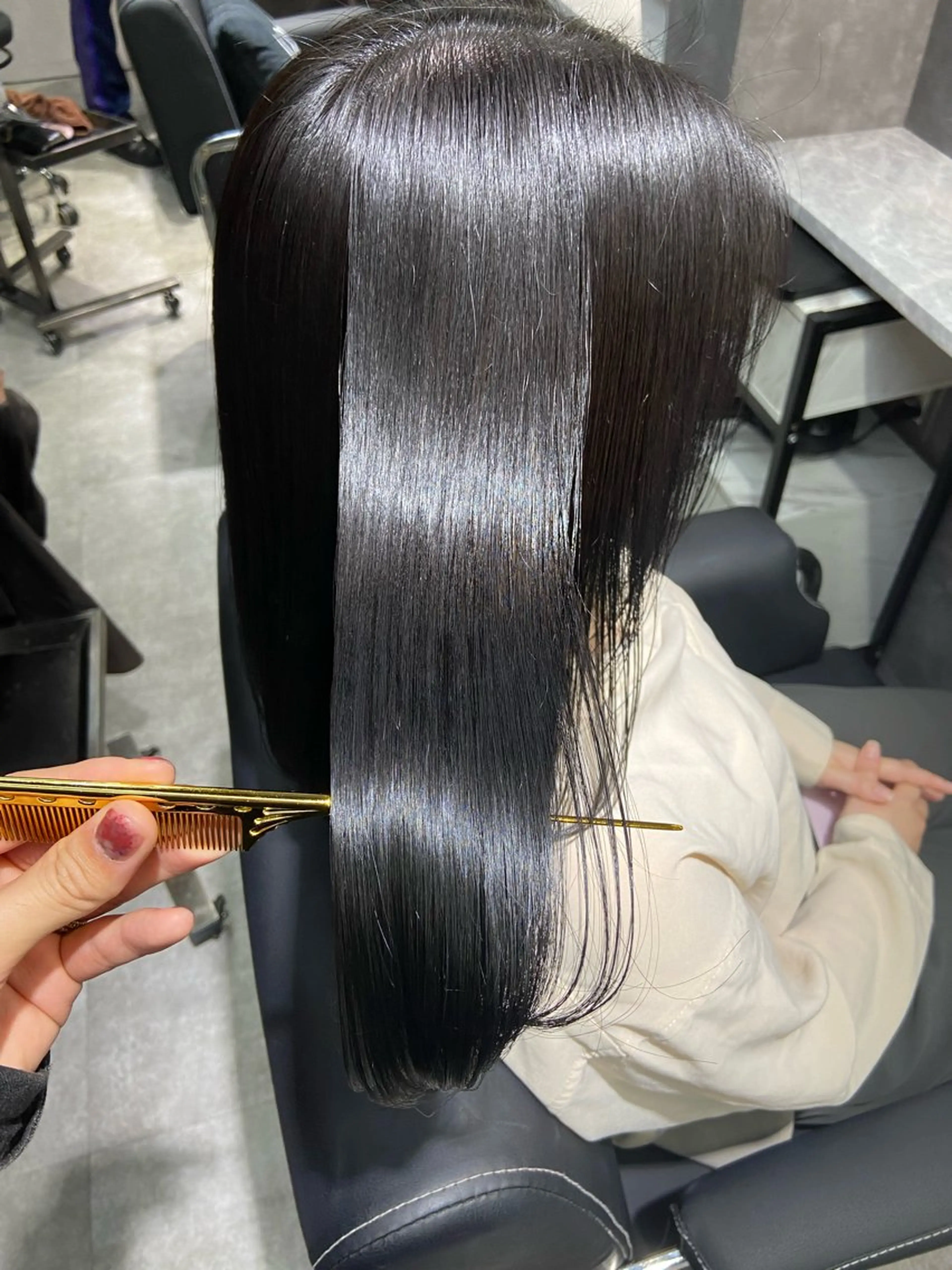 ロング 髪質改善 トリートメント 🦉静かに過ごしたい 方、個室席🦉タナカのヘアスタイル