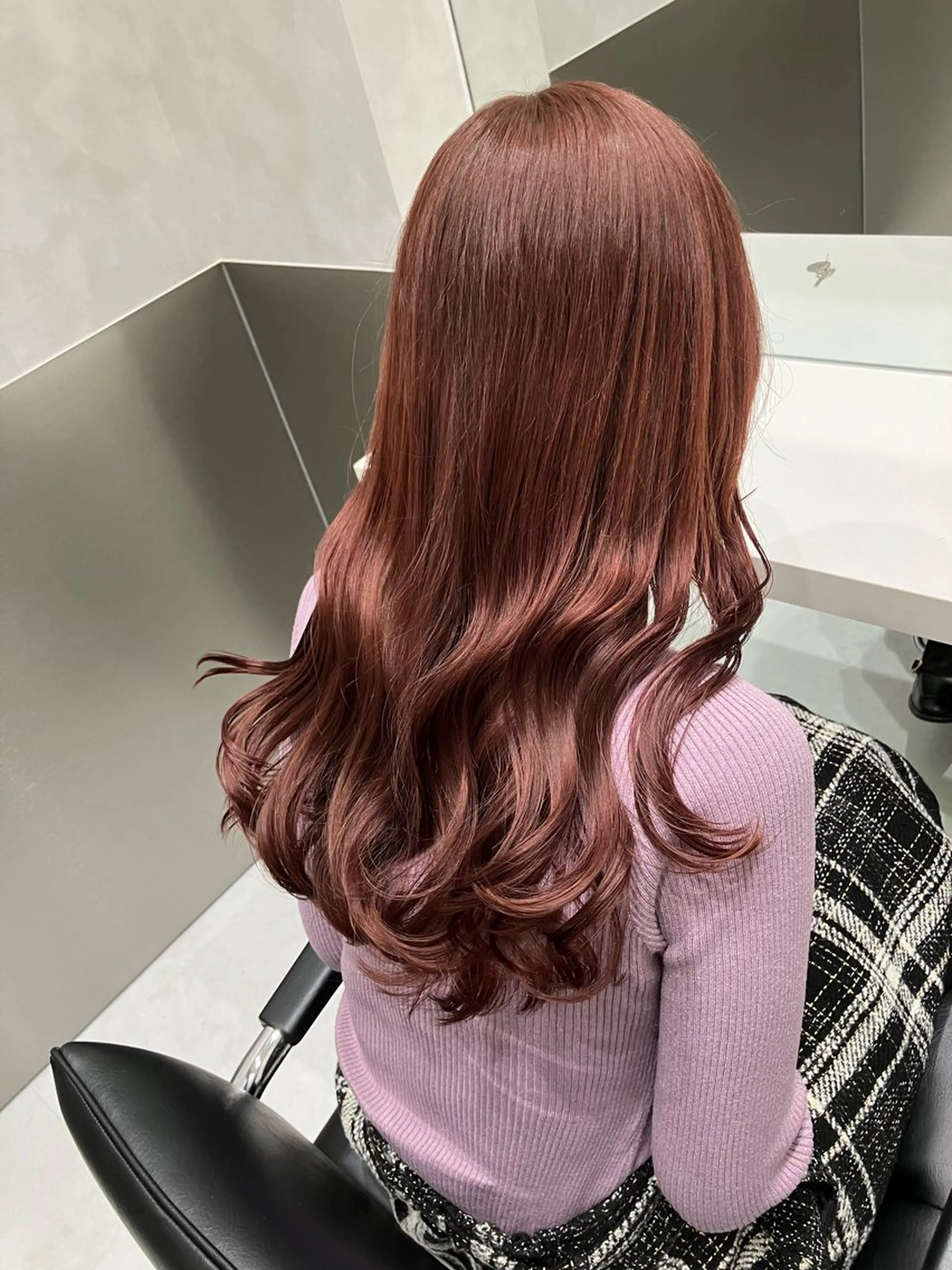 ロング カラー カット ヘアカラー トリートメント GO TODAY SHAIRE SALON原宿vita店舗所属・🩷完全マンツーマン 💖ASAHIのヘアスタイル