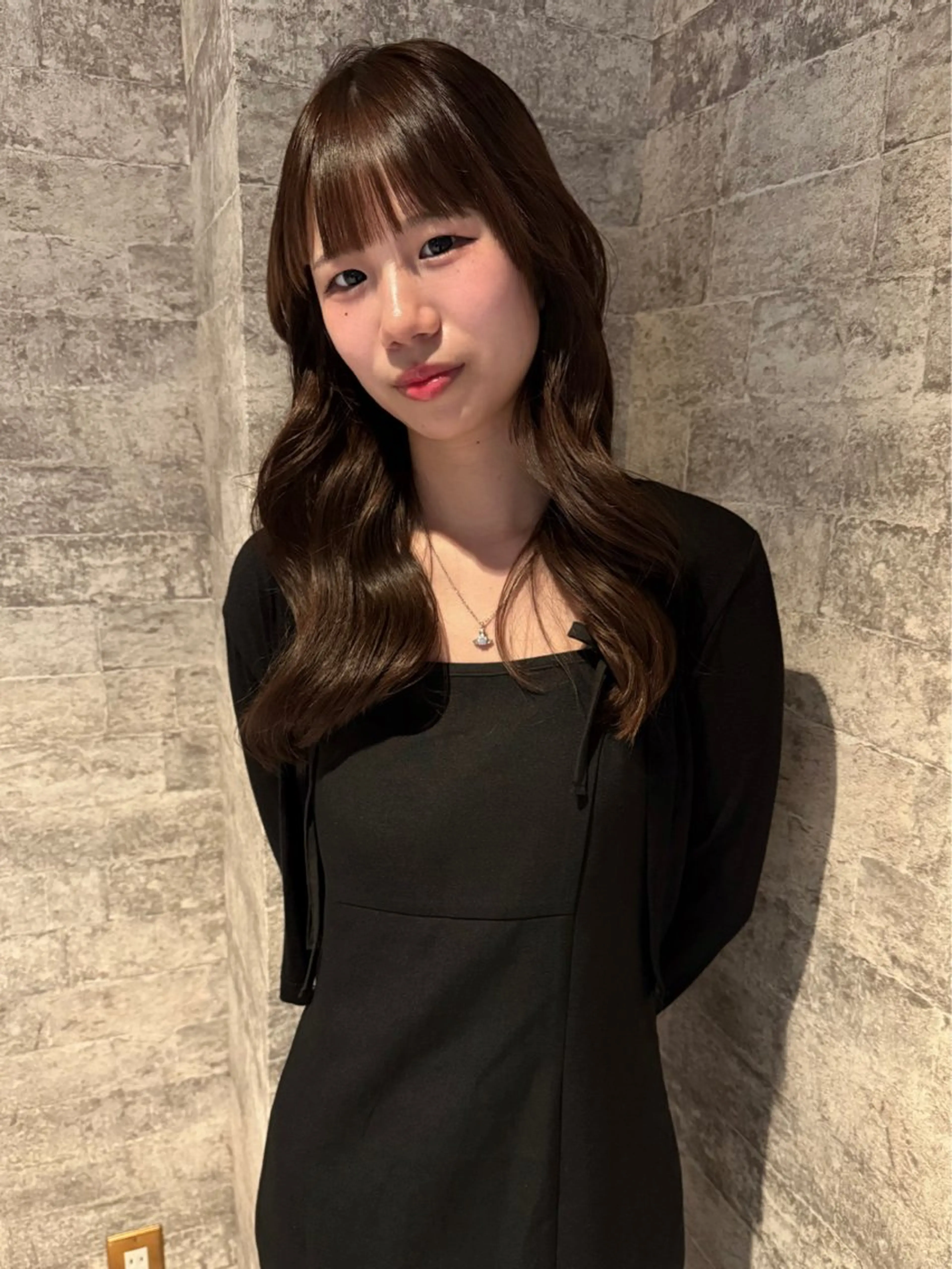 ミディアム カラー カット 縮毛矯正 トリートメント mai / linoah˚✧のヘアスタイル