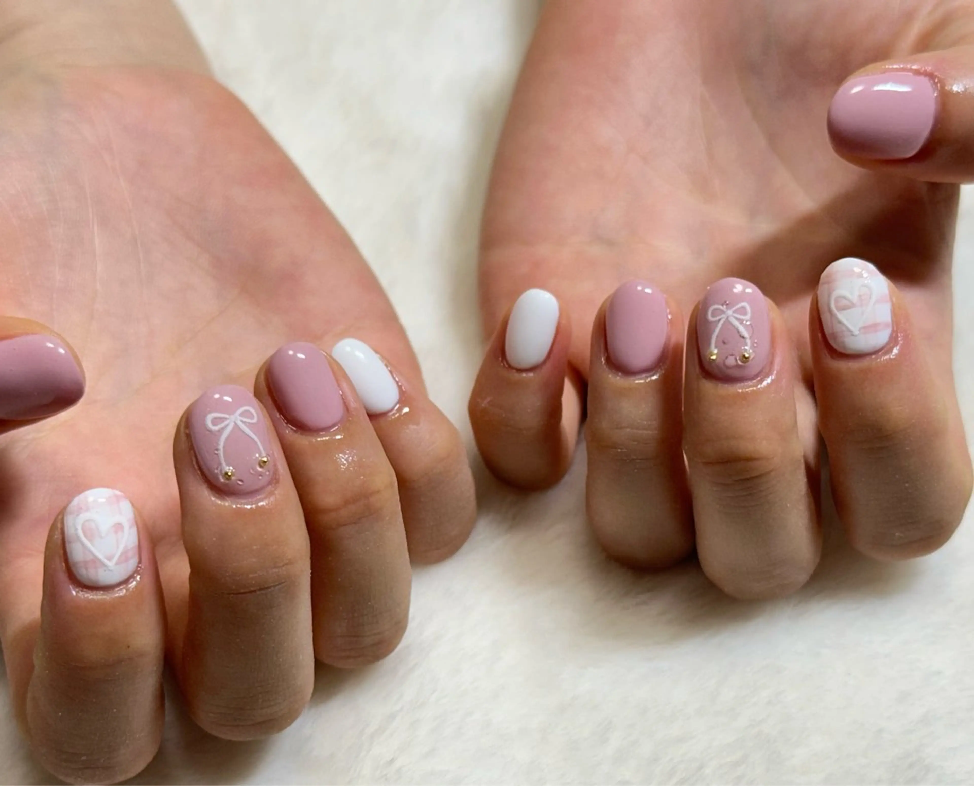 ショート yuka ♡のネイルデザイン