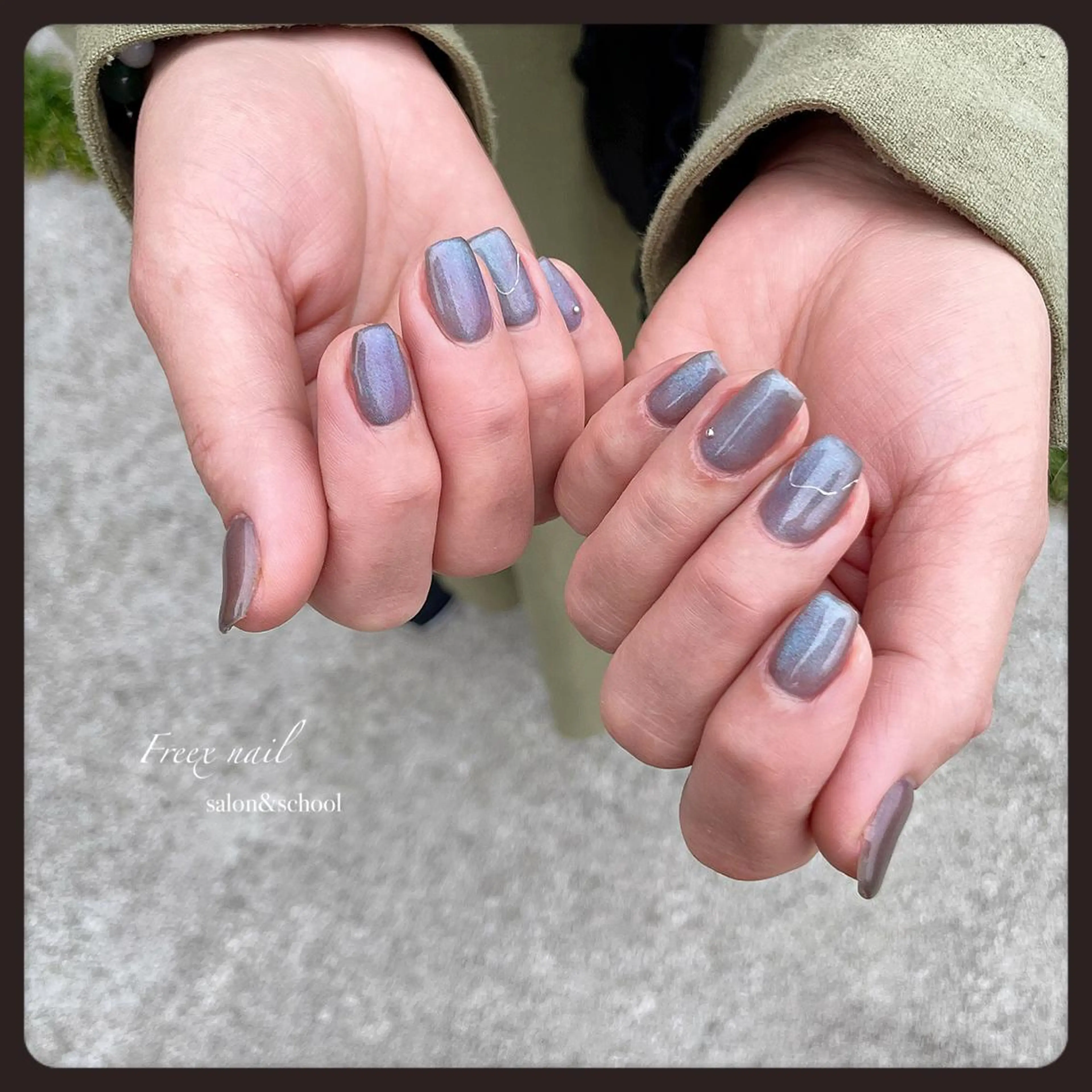 ネイル マグネットネイル ハンドネイル ハンドケア Freex nail所属・freex nail /ニュアンス/個性派のネイルデザイン