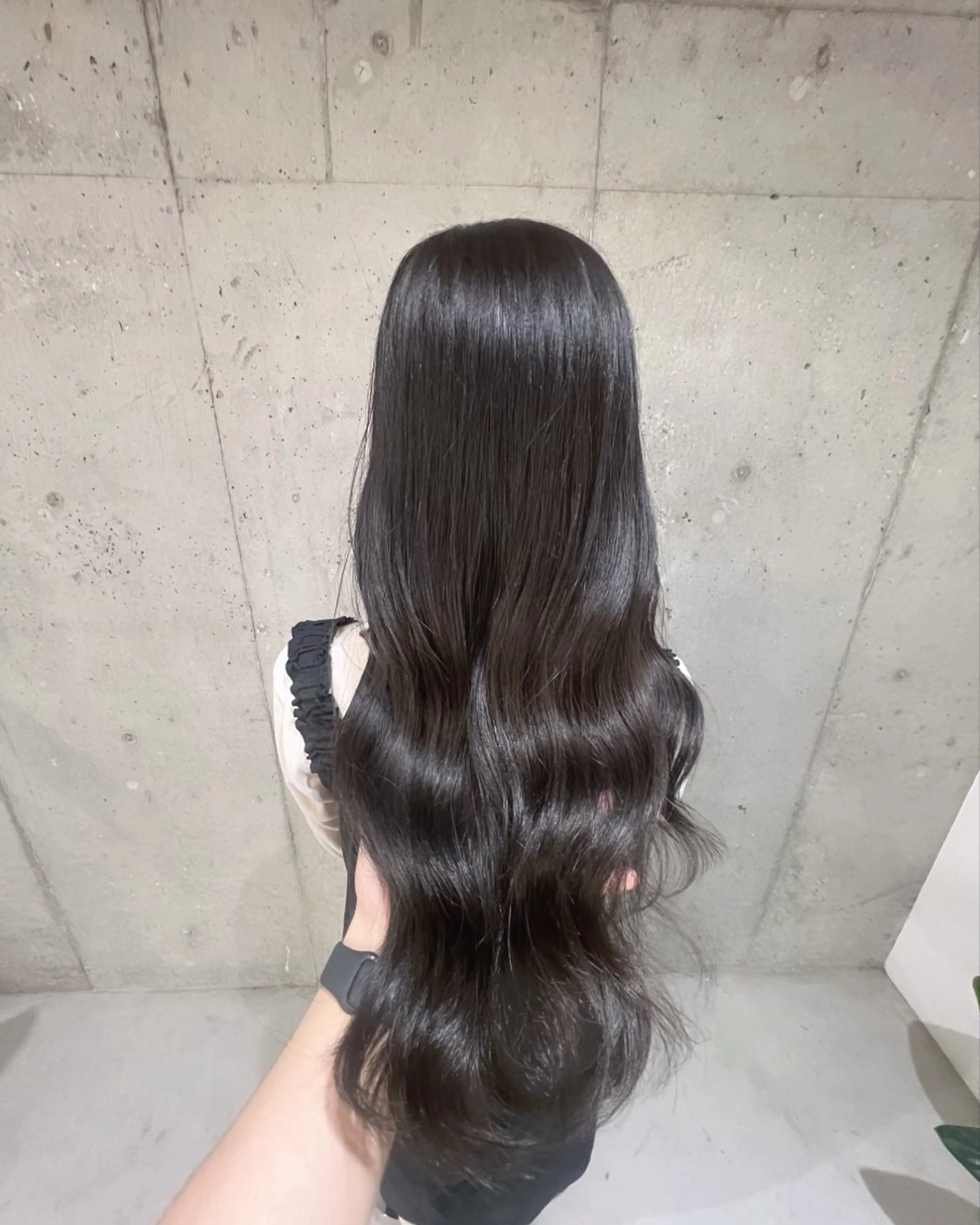 ロング カラー ブリーチ 透明感カラー ハイトーンカラー ブリーチなしカラー 髪質改善 頓所 大昂のヘアスタイル