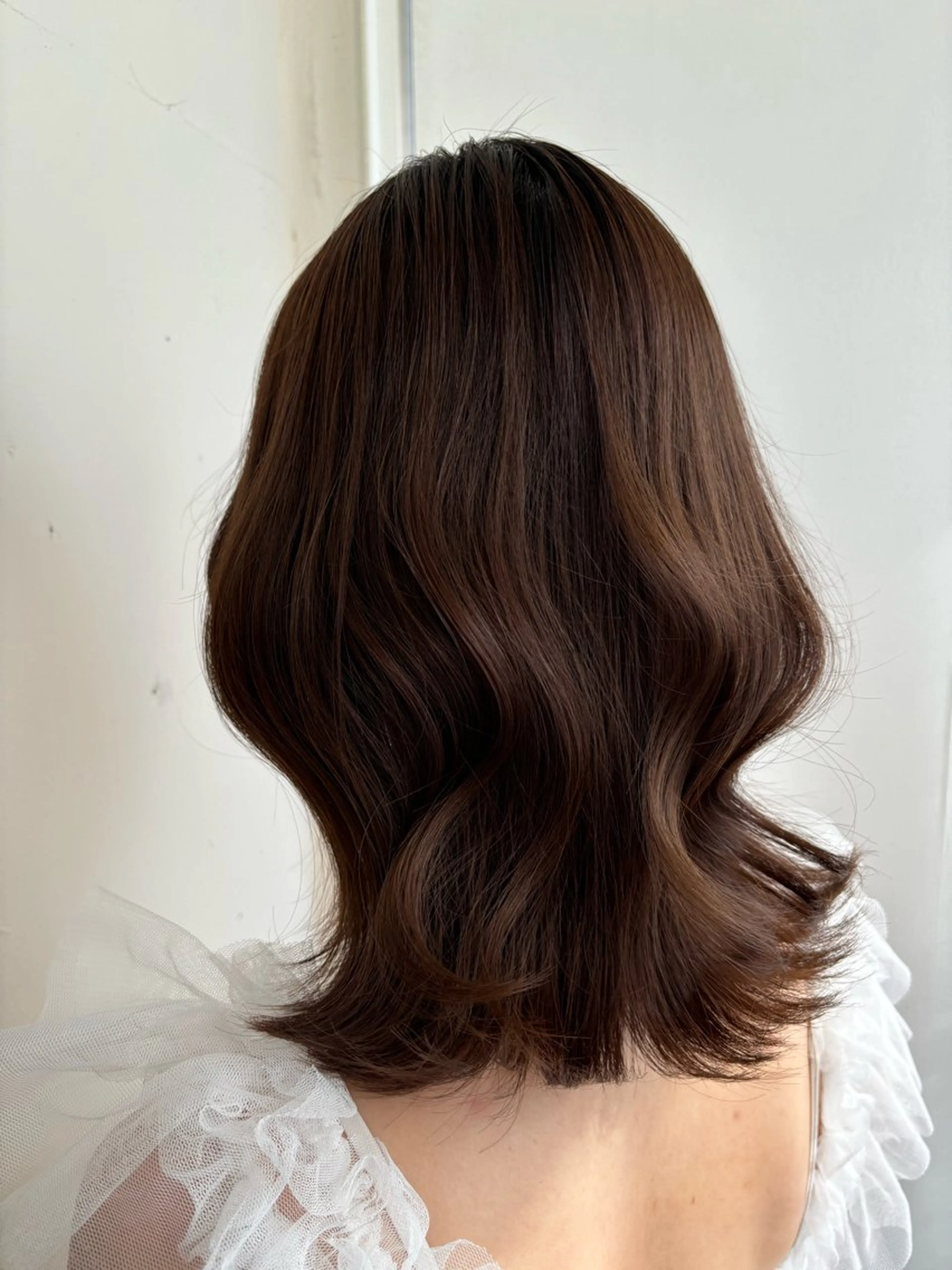 ミディアム カラー ブラウンカラー マロンブラウン Côte所属・ショート/ボブカット ゆい/Côte表参道のヘアスタイル