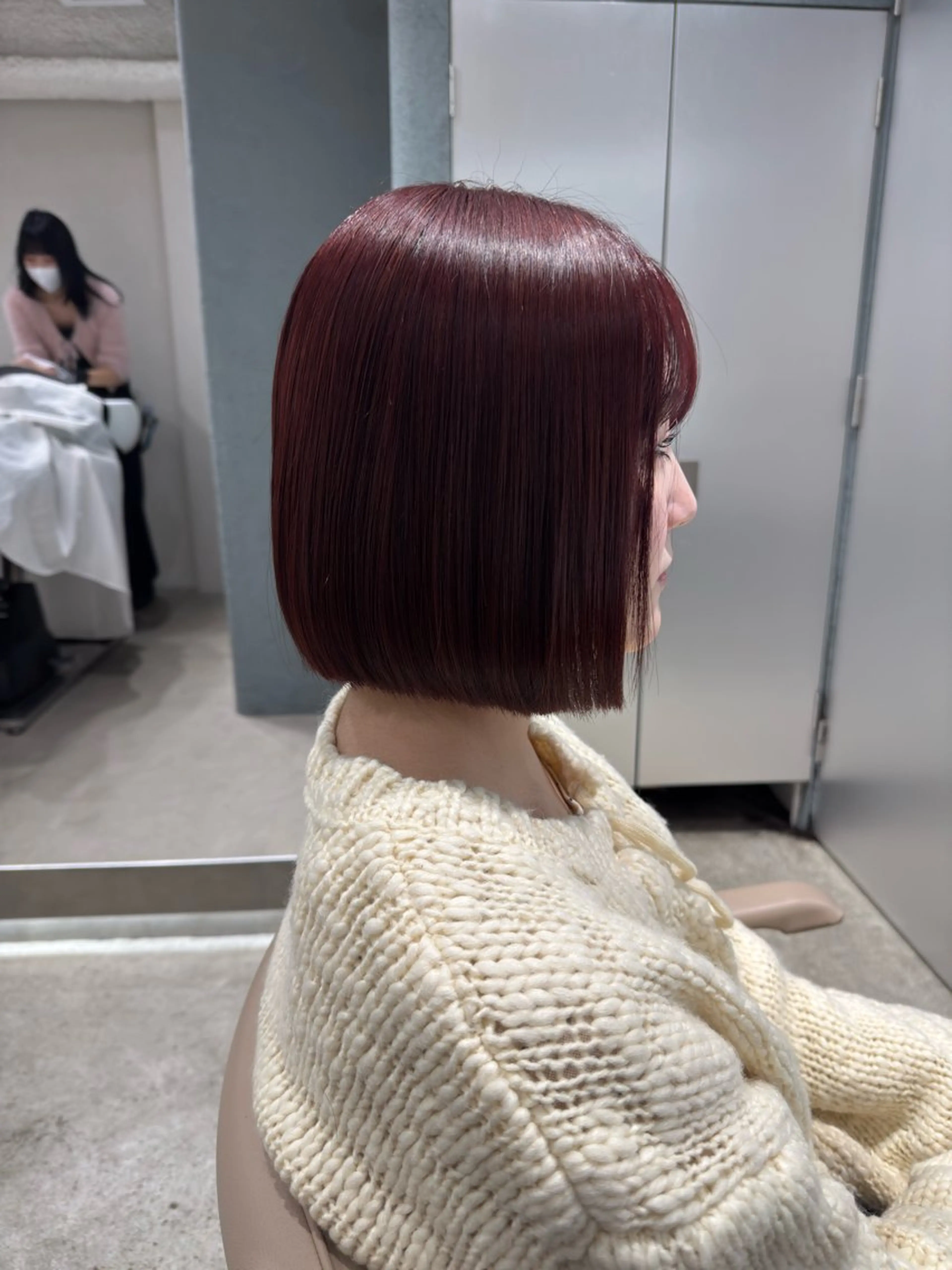 セミロング カラー カット ヘアカラー 立川/ブリーチ/ 複雑履歴/西川翔真のヘアスタイル