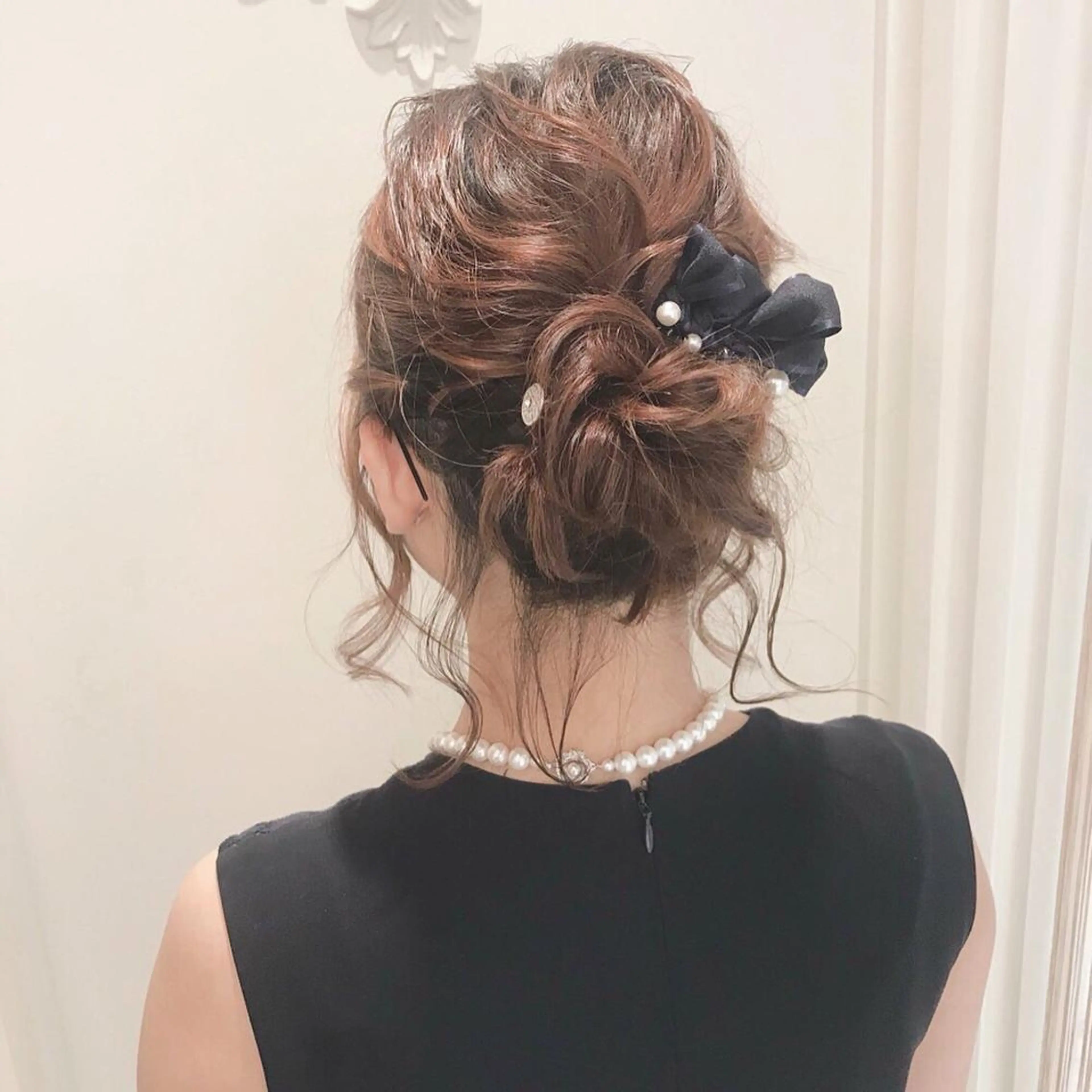 ミディアム ヘアアレンジ ✨韓国風カット/艶髪 カラー✨yumeのヘアスタイル