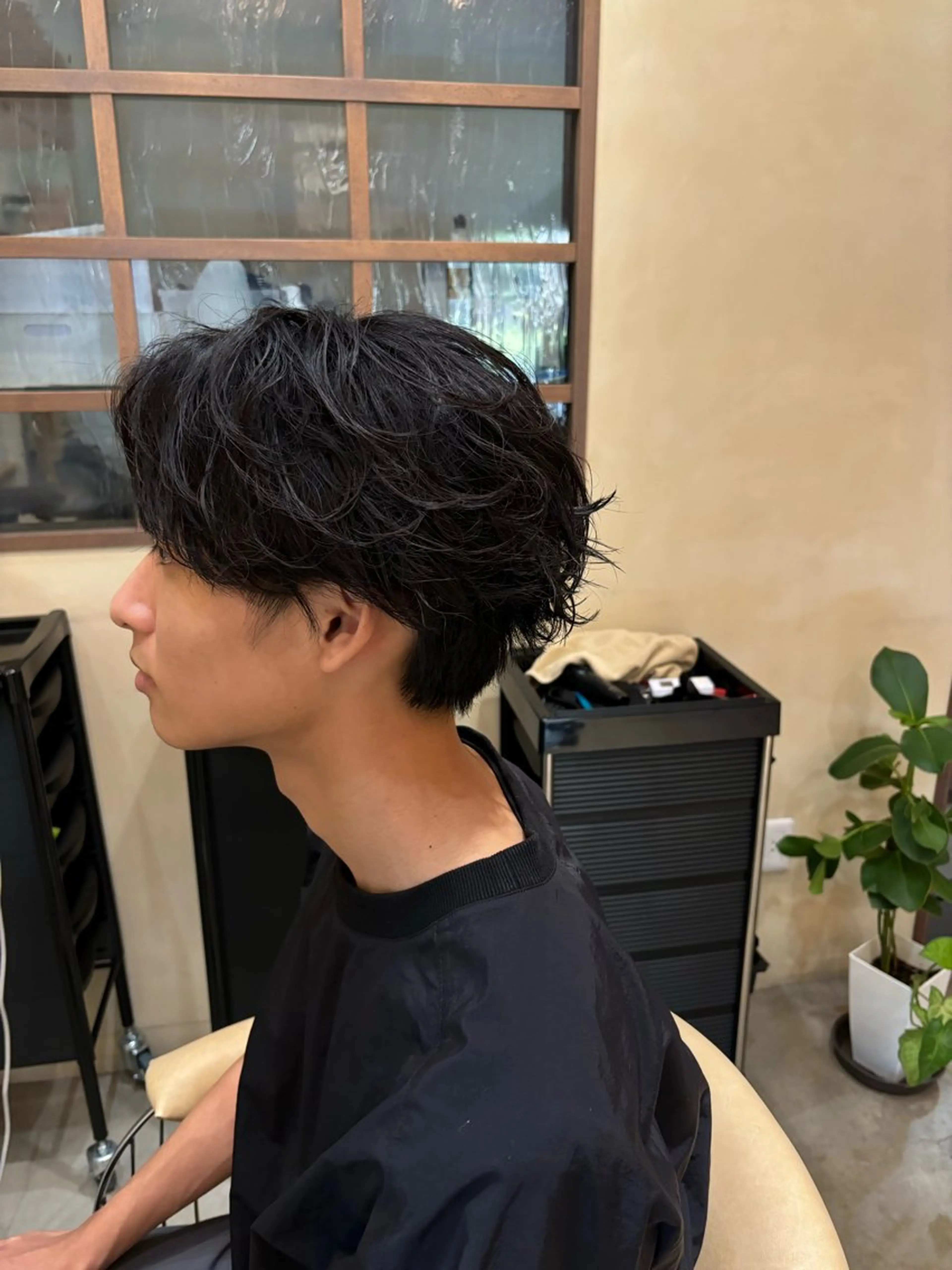 ショート メンズ カット パーマ 鹿児島 TSUBASAのヘアスタイル