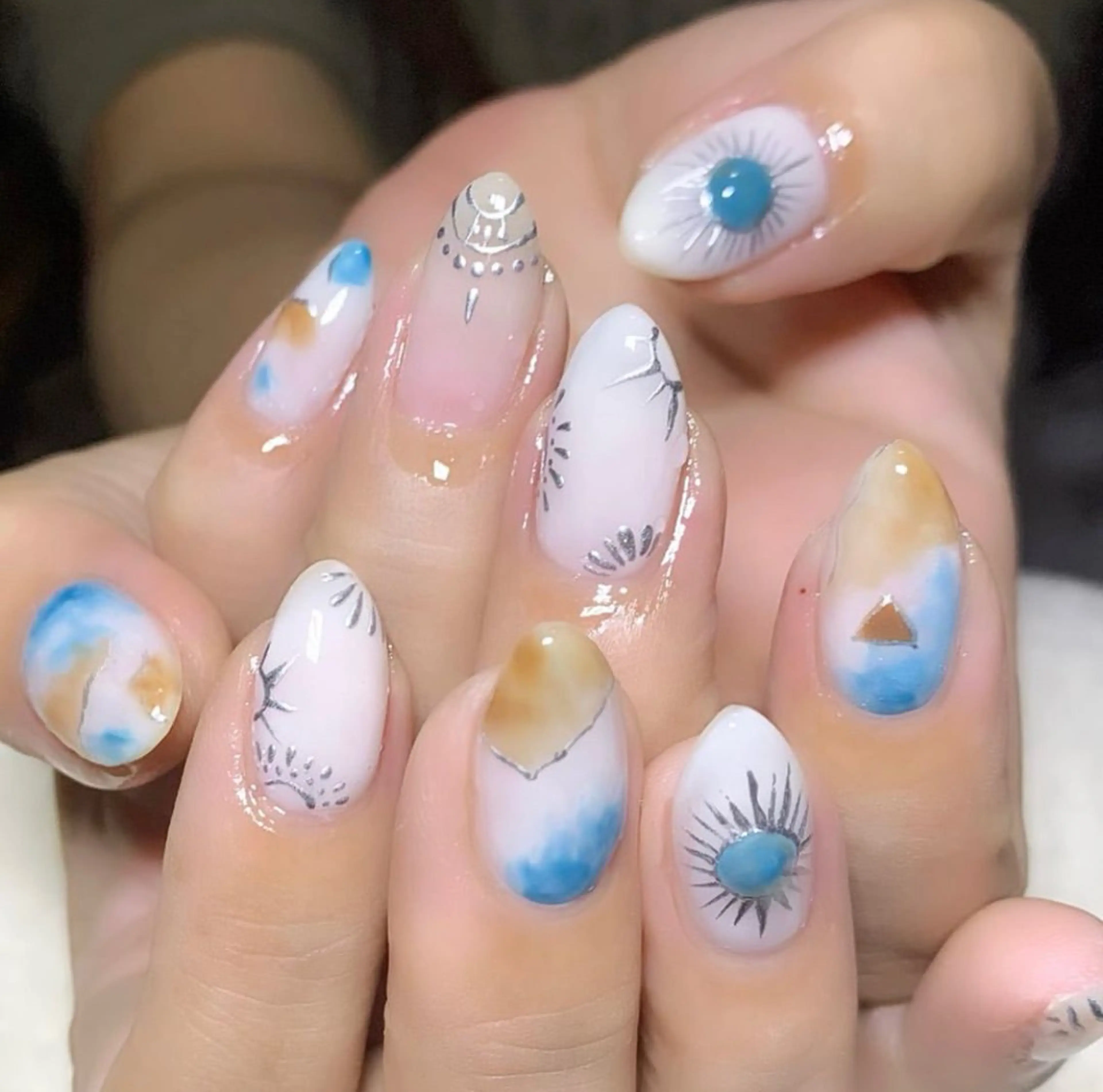 ネイル ハンドネイル フットネイル MHR nailのネイルデザイン