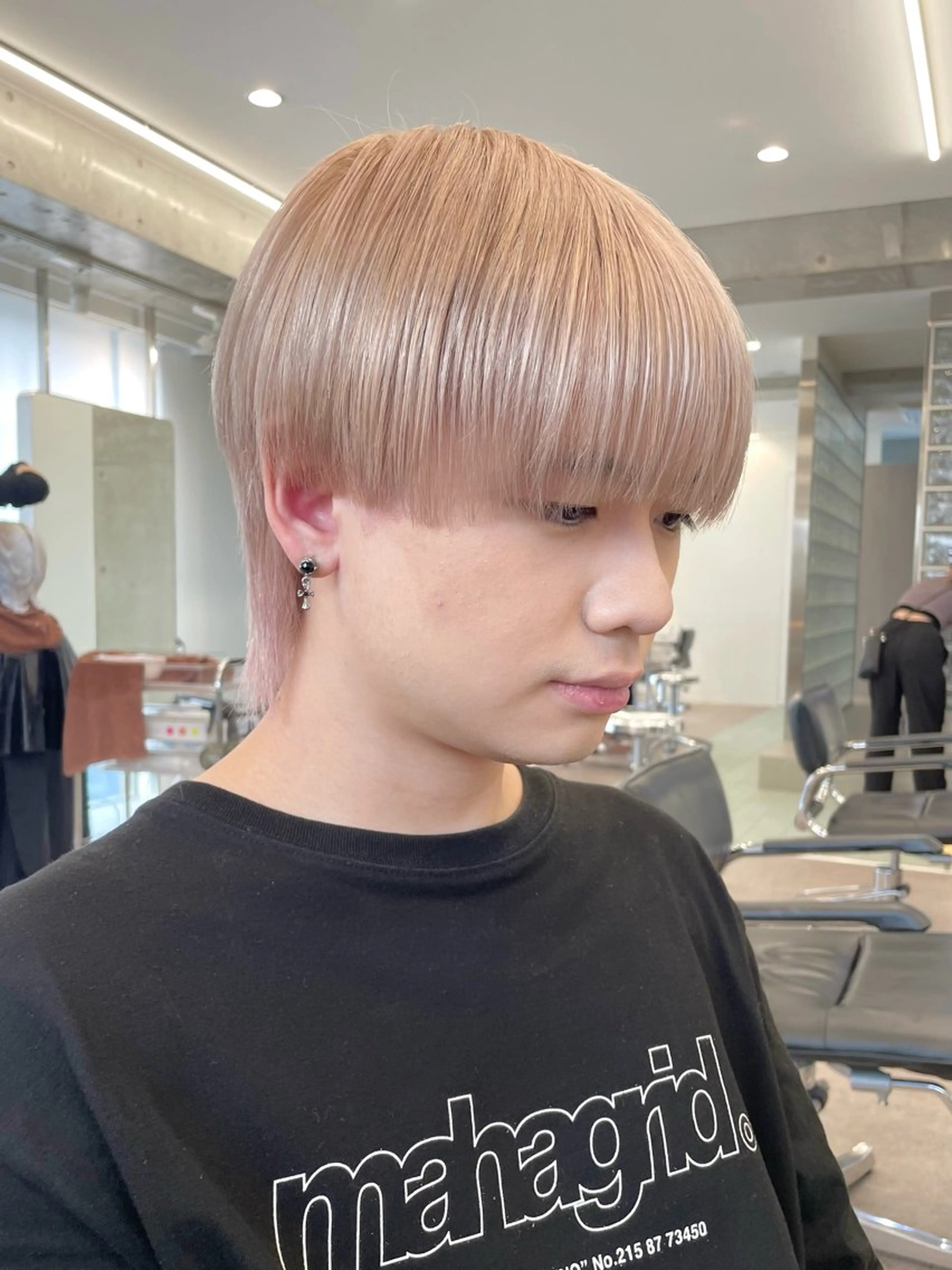 ショート カラー メンズ cinq所属・ハイライトカラー ❤︎hirokoのヘアスタイル