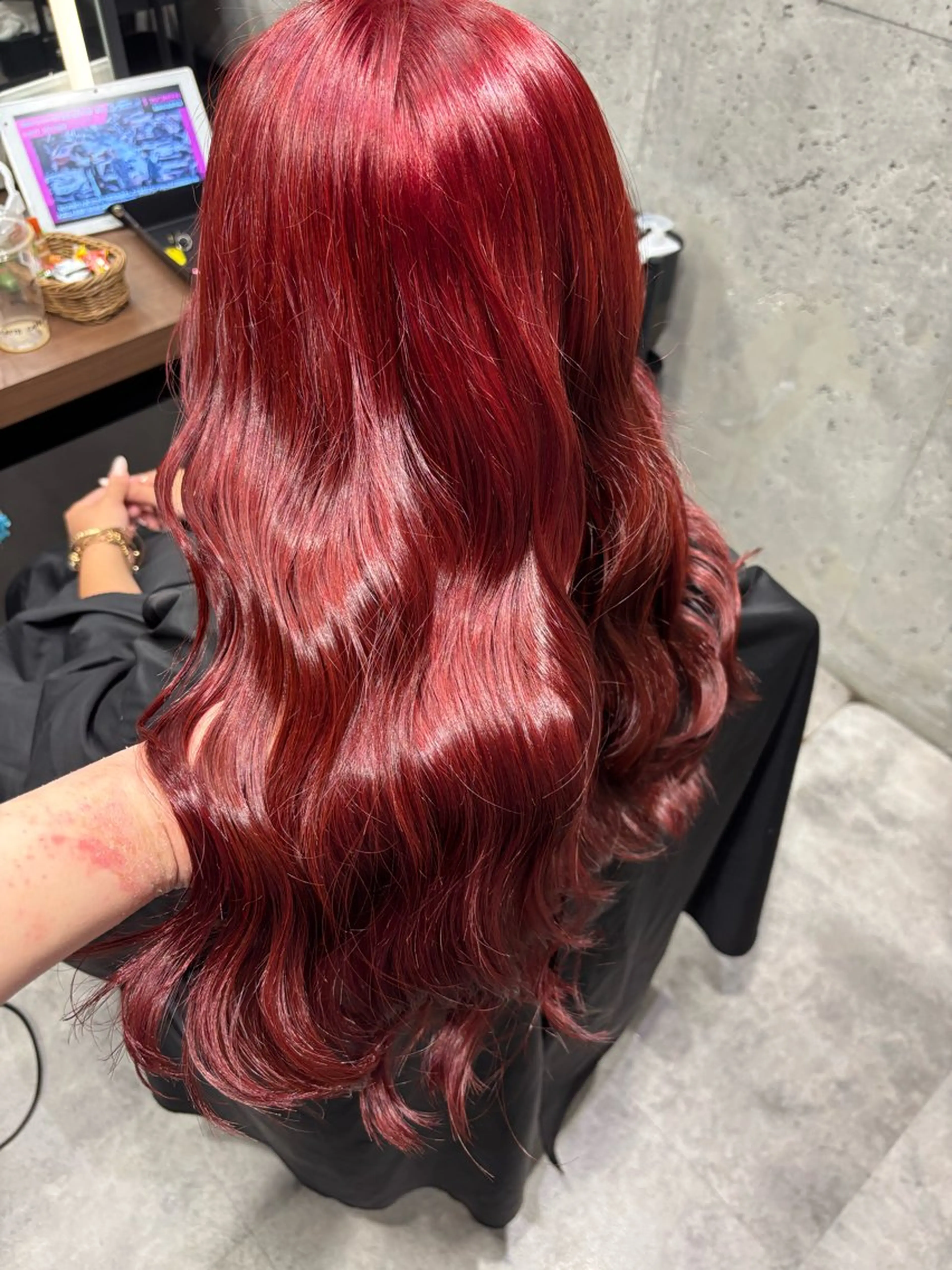 カラー ブリーチ ブリーチなしカラー ヘアカラー トリートメント 暖色/ハイトーン/ カラー/HBLのヘアスタイル