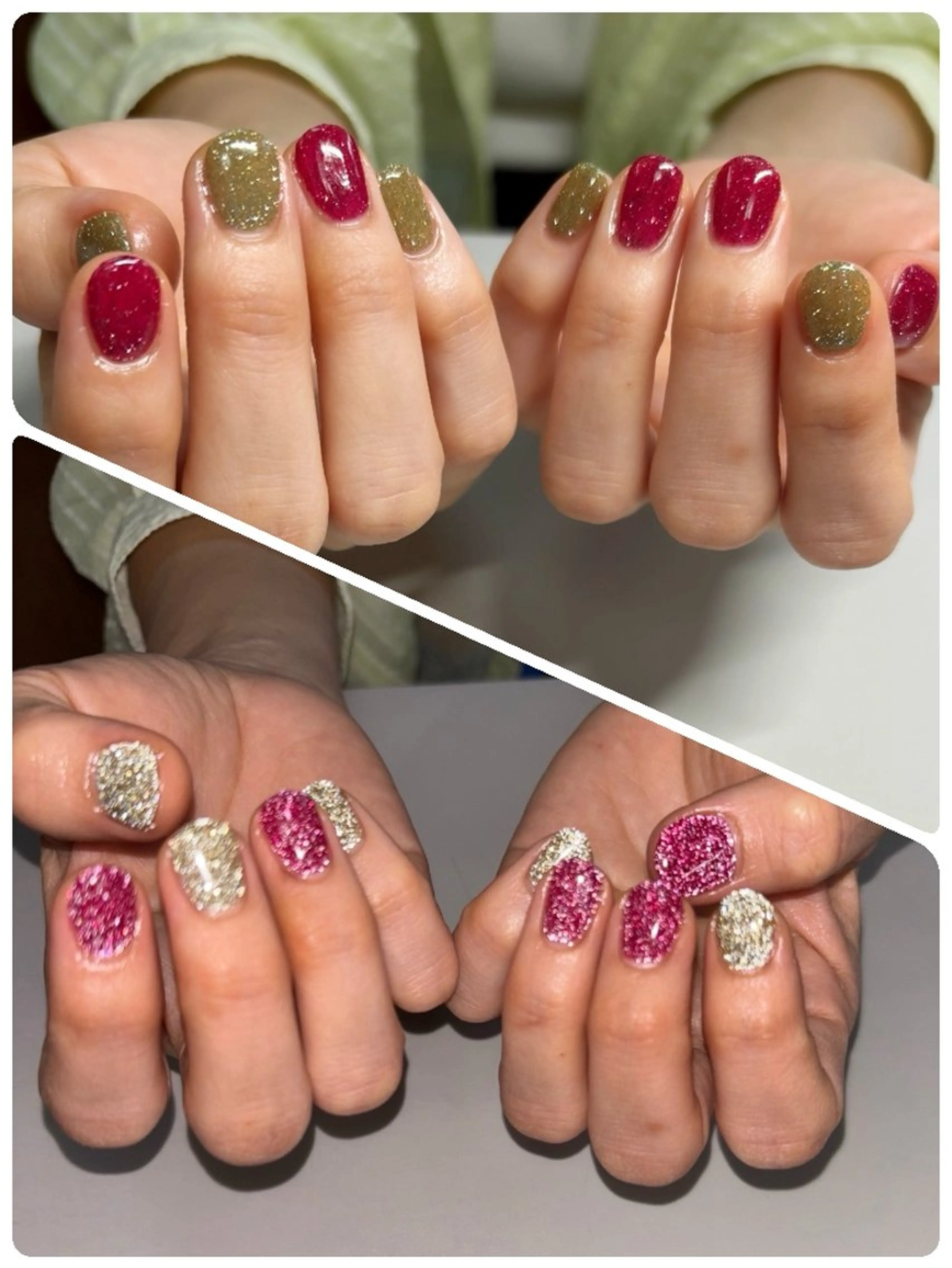 ネイル フラッシュネイル キラキラネイル ハンドネイル Giverny .のネイルデザイン