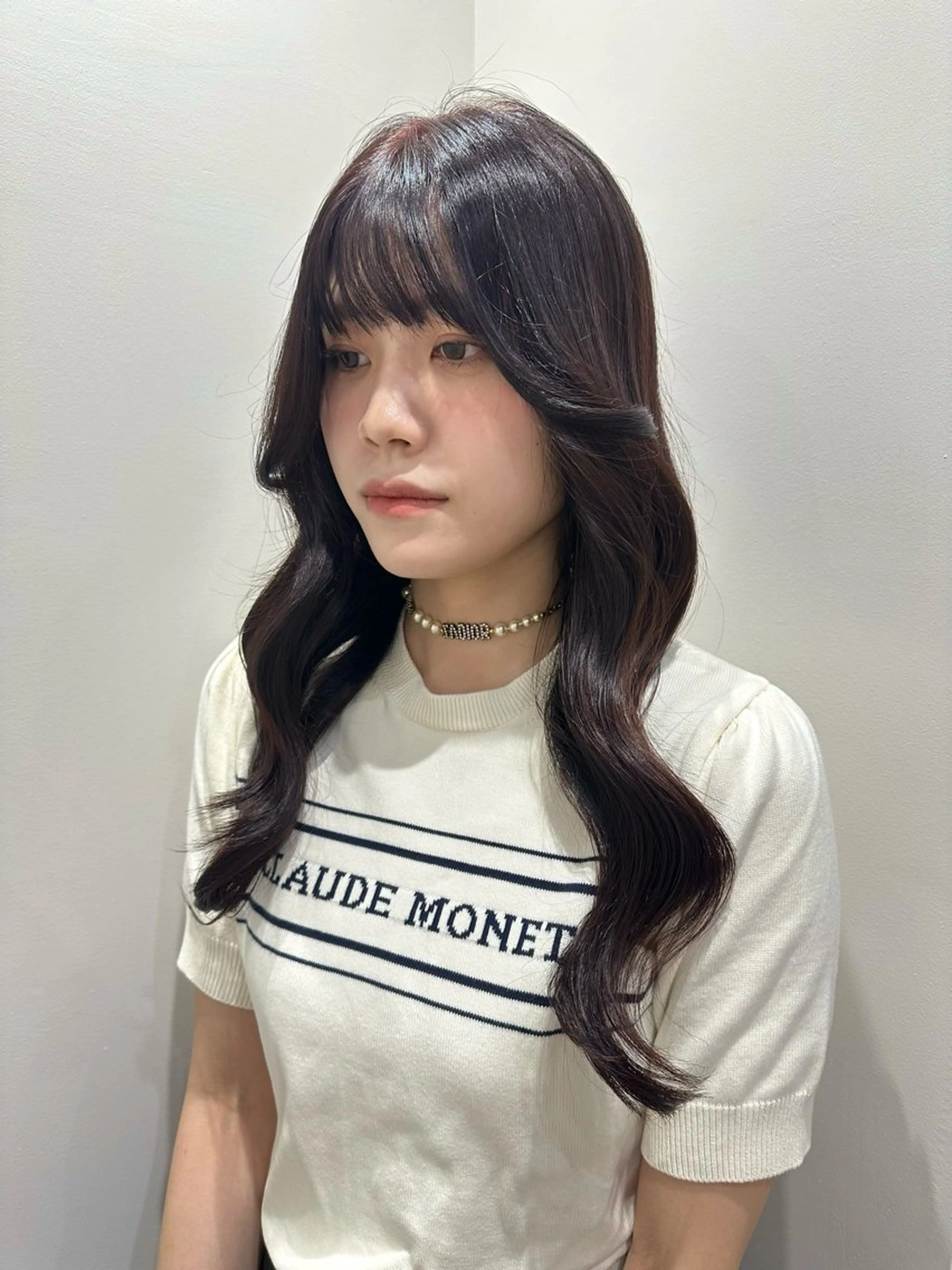 ロング カラー 🍓韓国ヘア レイヤ ーカット🍓笠原 葵のヘアスタイル