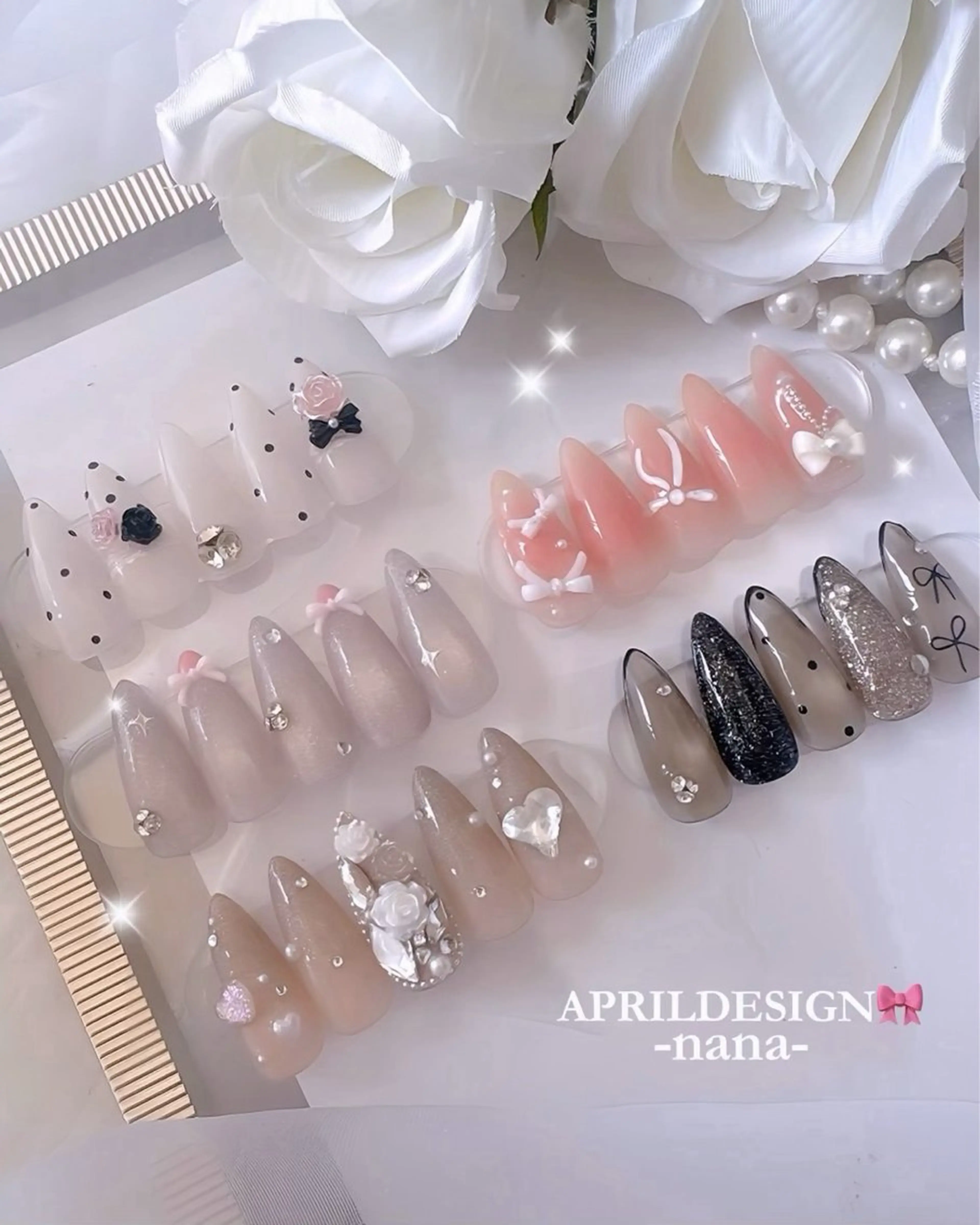 定額デザイン(4月デザイン)※長さ出しとオフは入っておりませんの写真