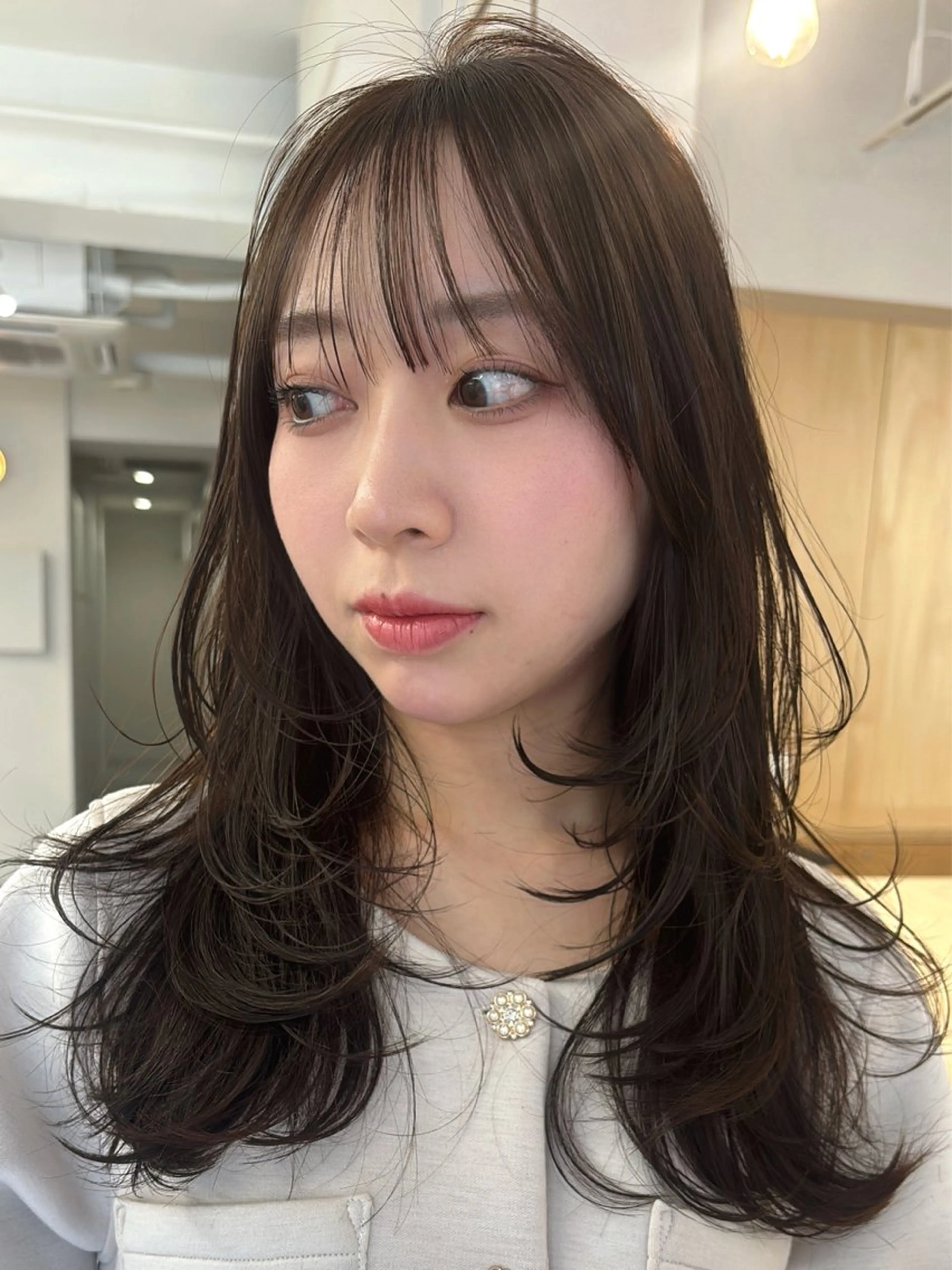 ロング レイヤーカット カット ボブ/ベージュ /MIYUのヘアスタイル