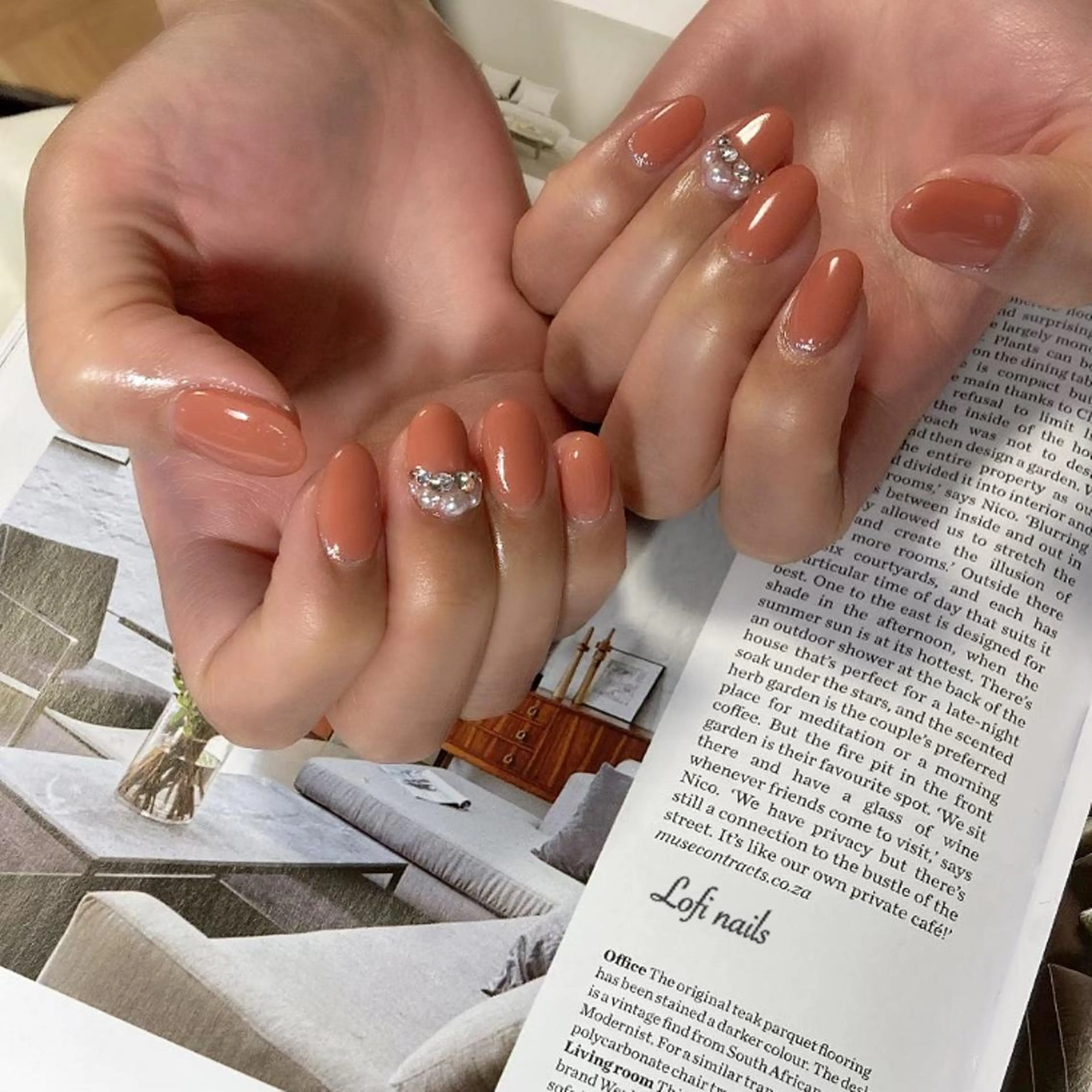 ミディアム ネイル Lofi nails ゆきこのネイルデザイン