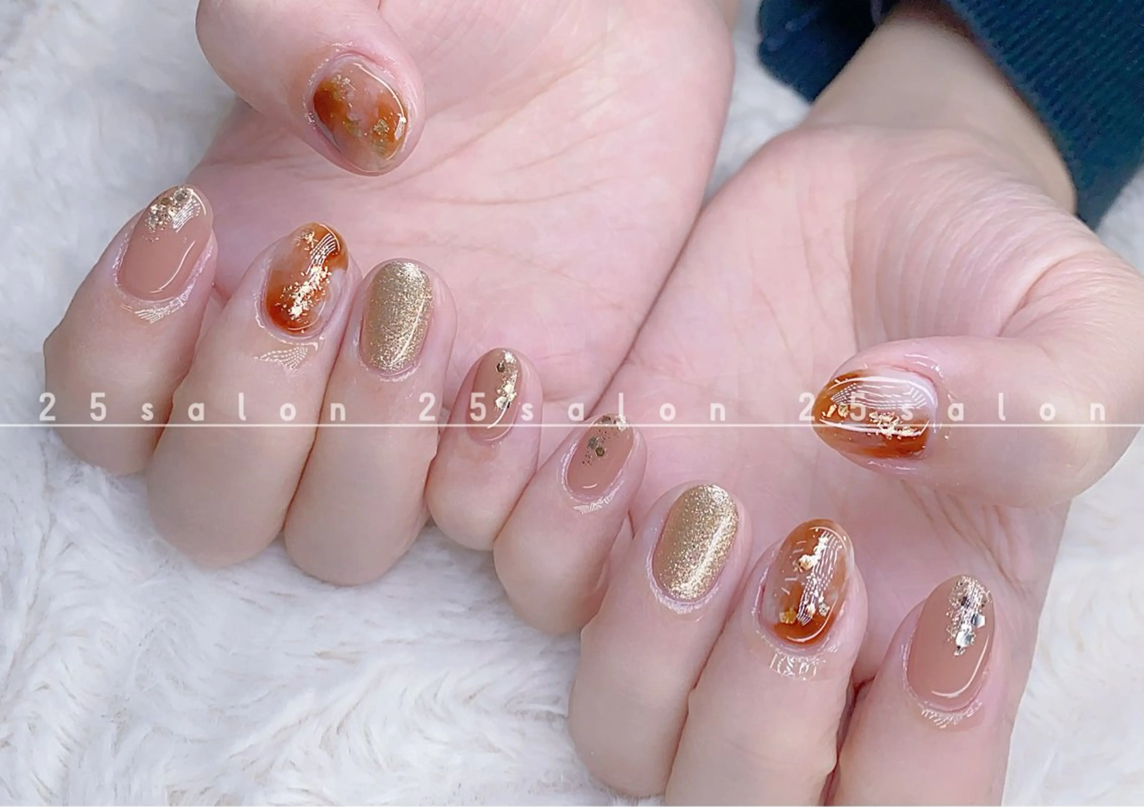 ネイル ジェルネイル 韓国ネイル ニュアンスネイル パラジェル ワンホンネイル 2 5のマツエク・マツパデザイン