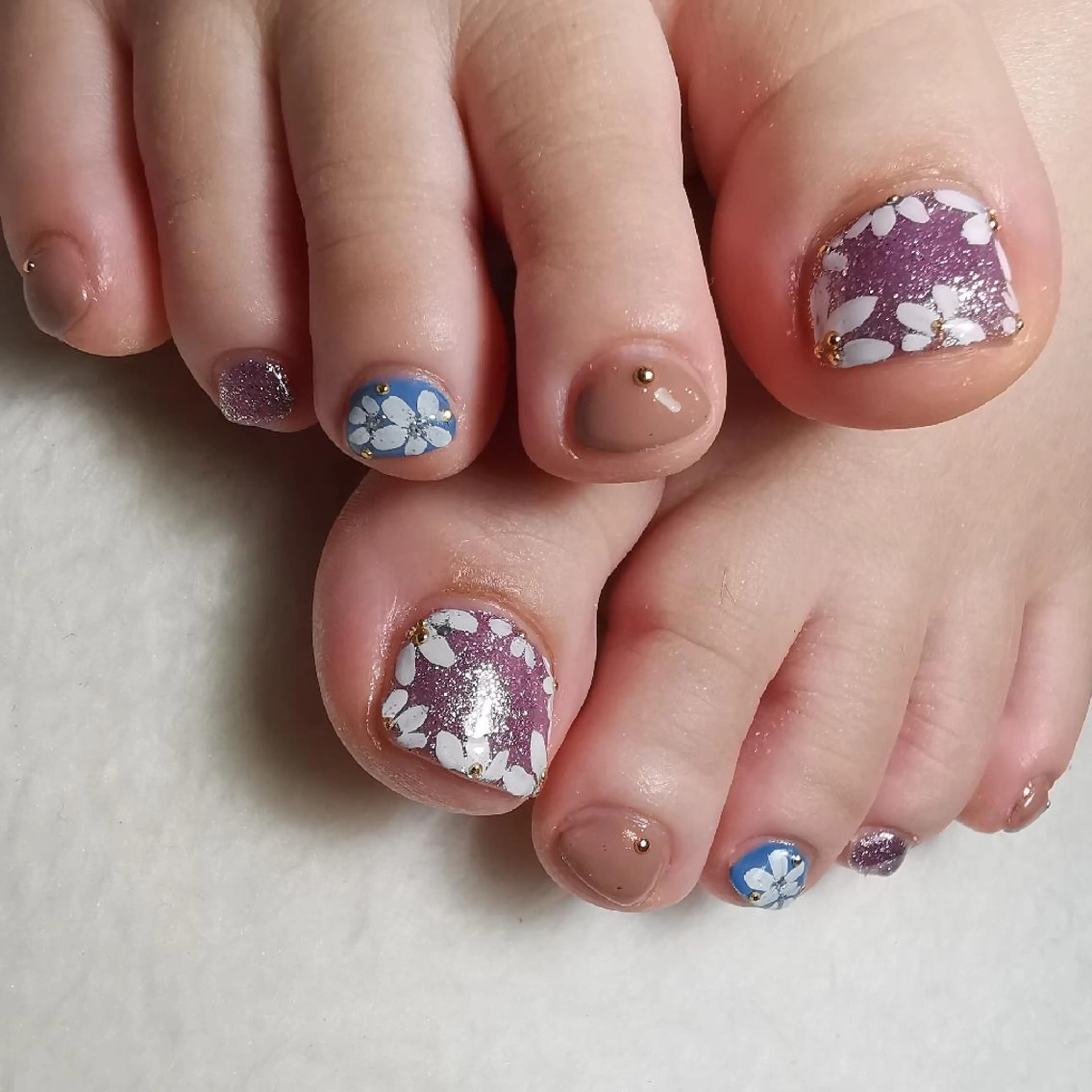 ネイル 持ち込み フットネイル reve あやののネイルデザイン