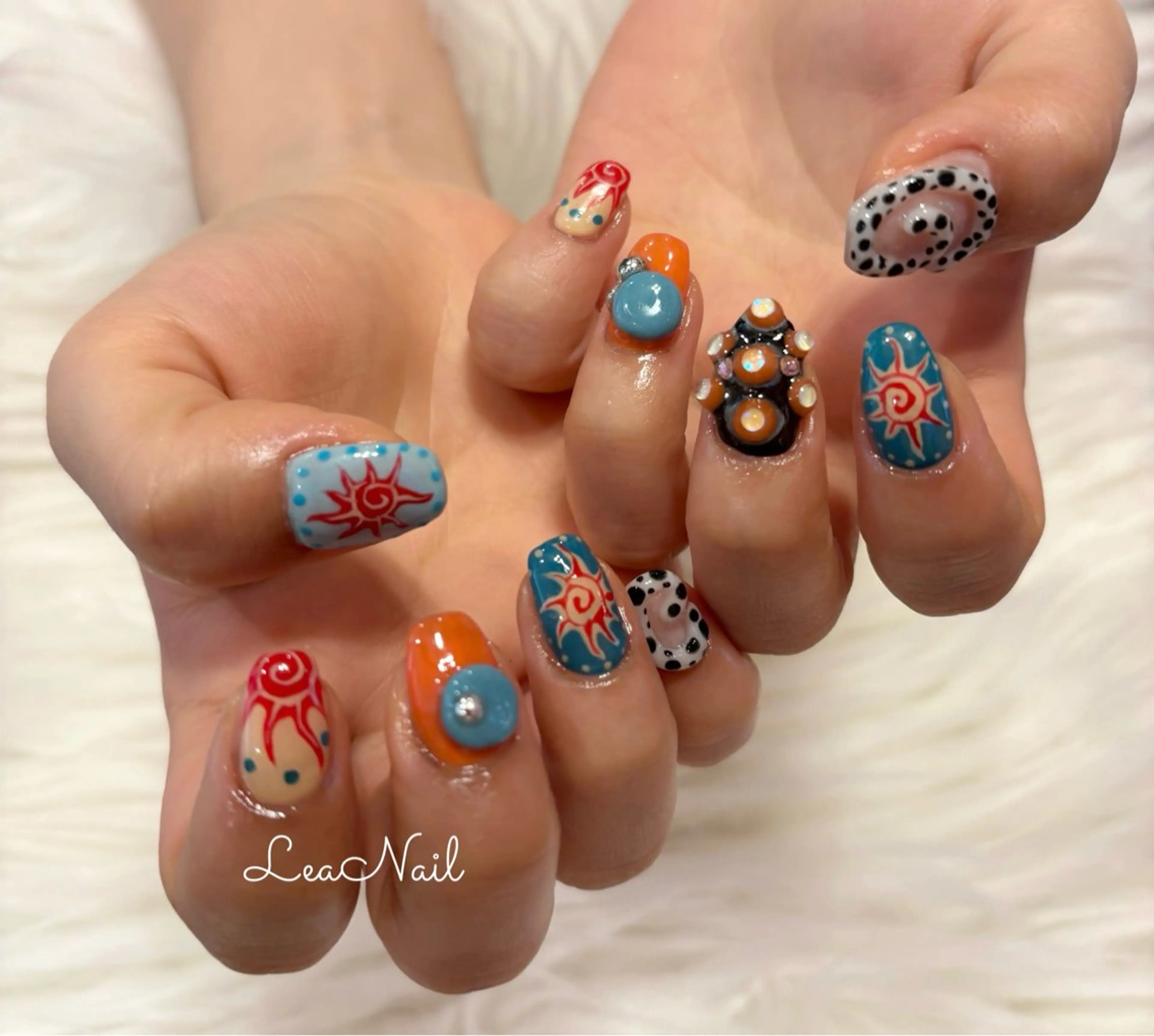 ネイル 持ち込み Lea Nailのネイルデザイン