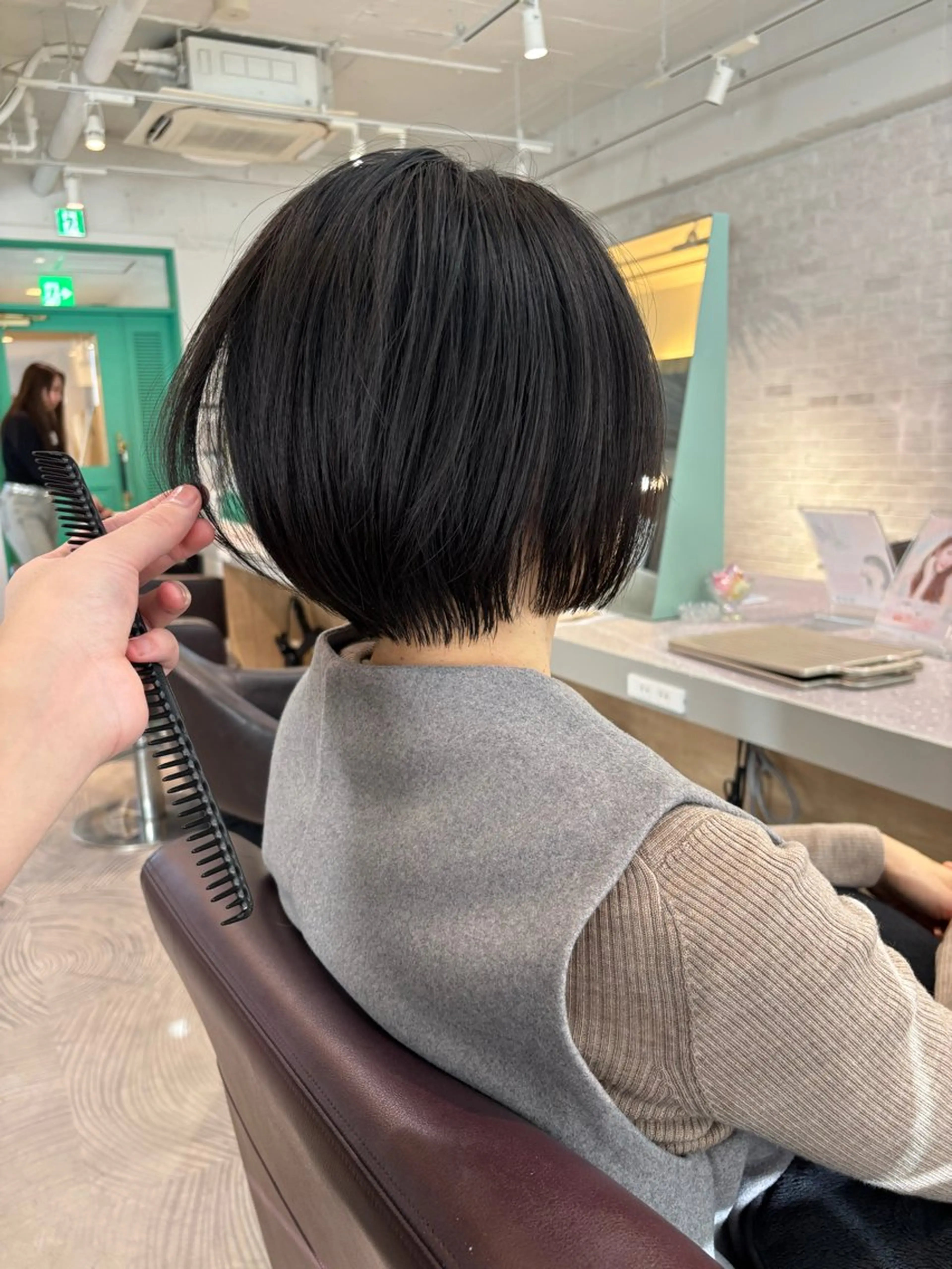 ショート ショートボブ ボブ ショートヘア ボブぷる艶🌈 艶髪矯正✨遠藤龍雅のヘアスタイル