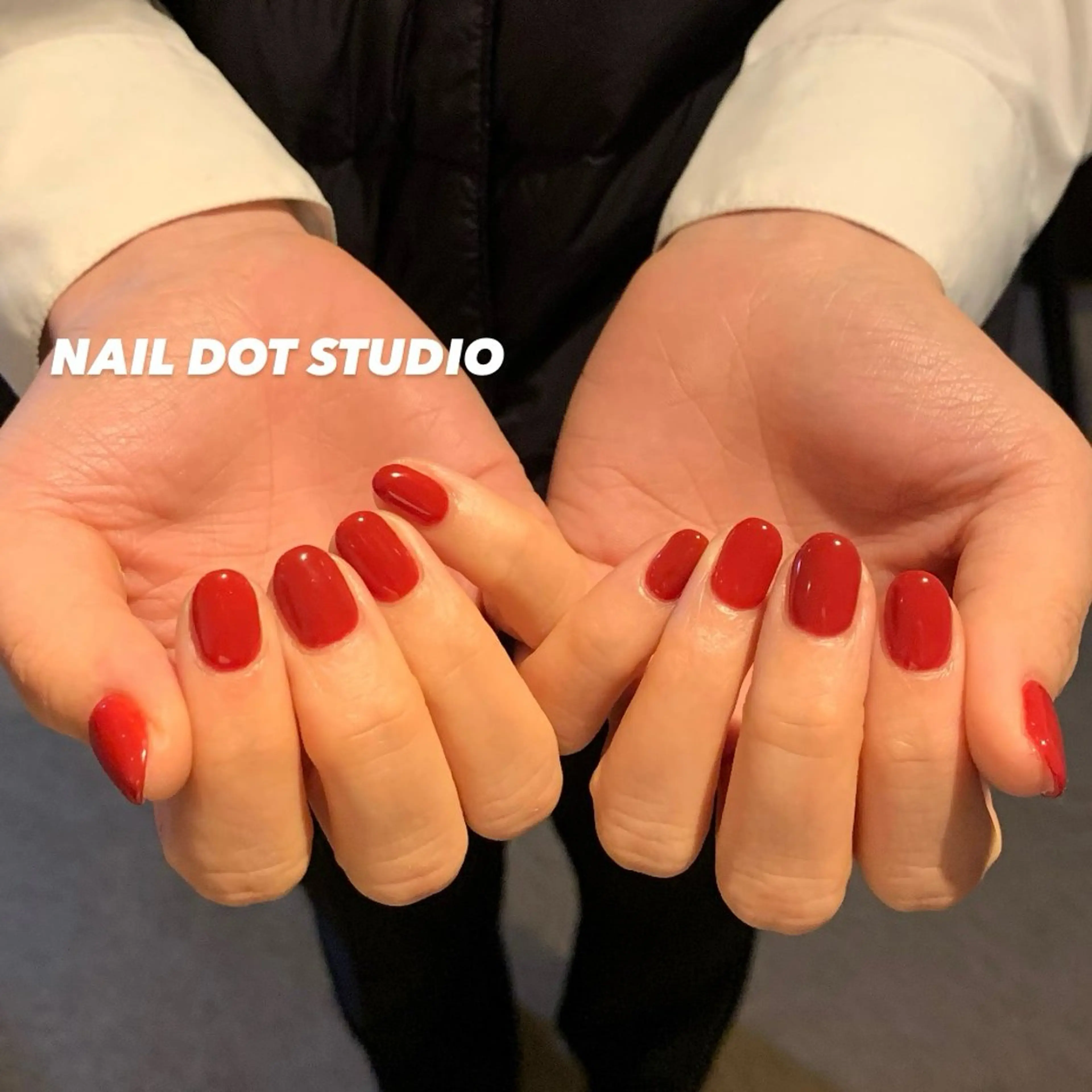ネイル ボルドー ハンドネイル NAIL DOT STUDIO堺筋本町のネイルデザイン