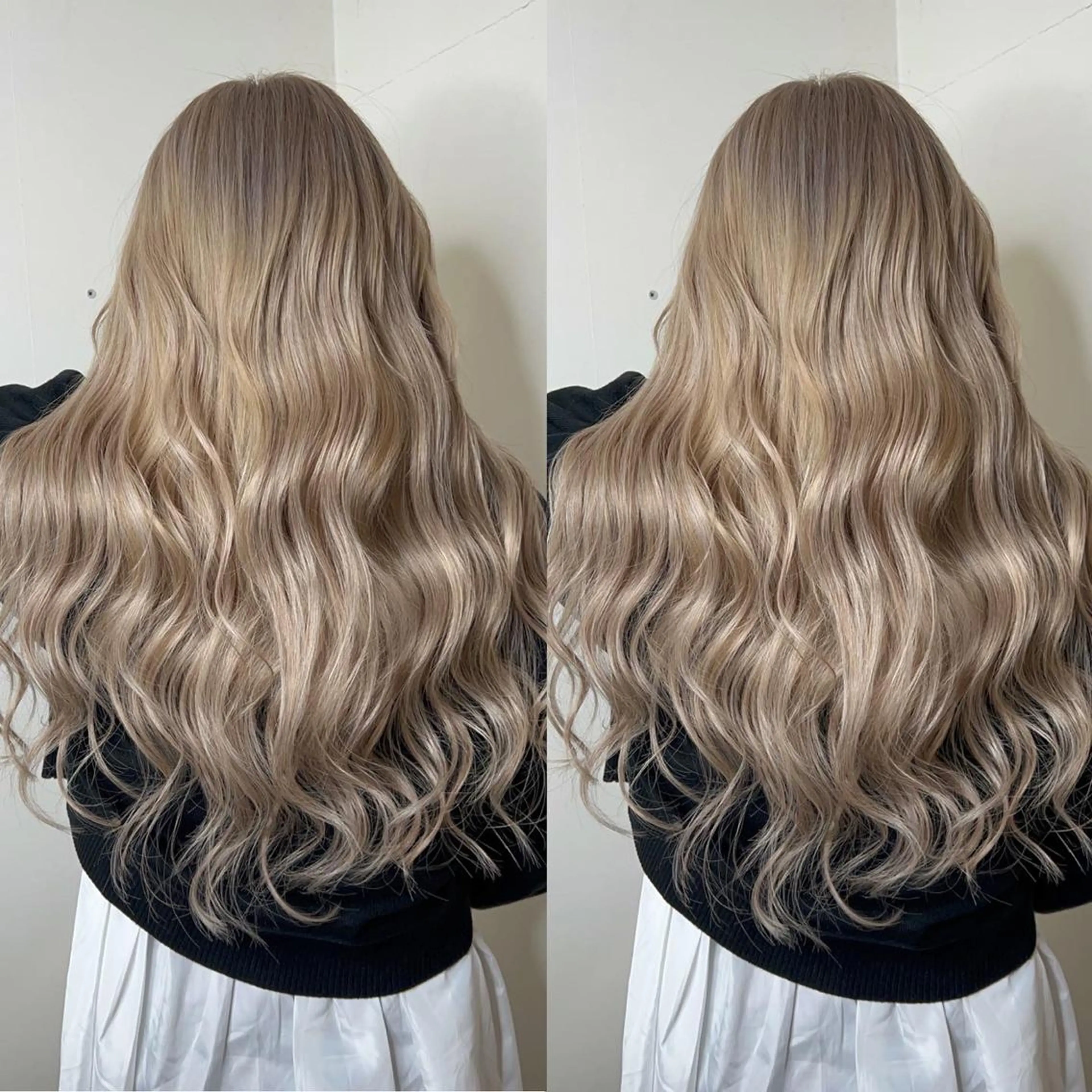 ロング カラー ハイトーンカラー ヘアカラー トリートメント エクステ KR2S  古市店所属・KR2S× 亜以加のヘアスタイル