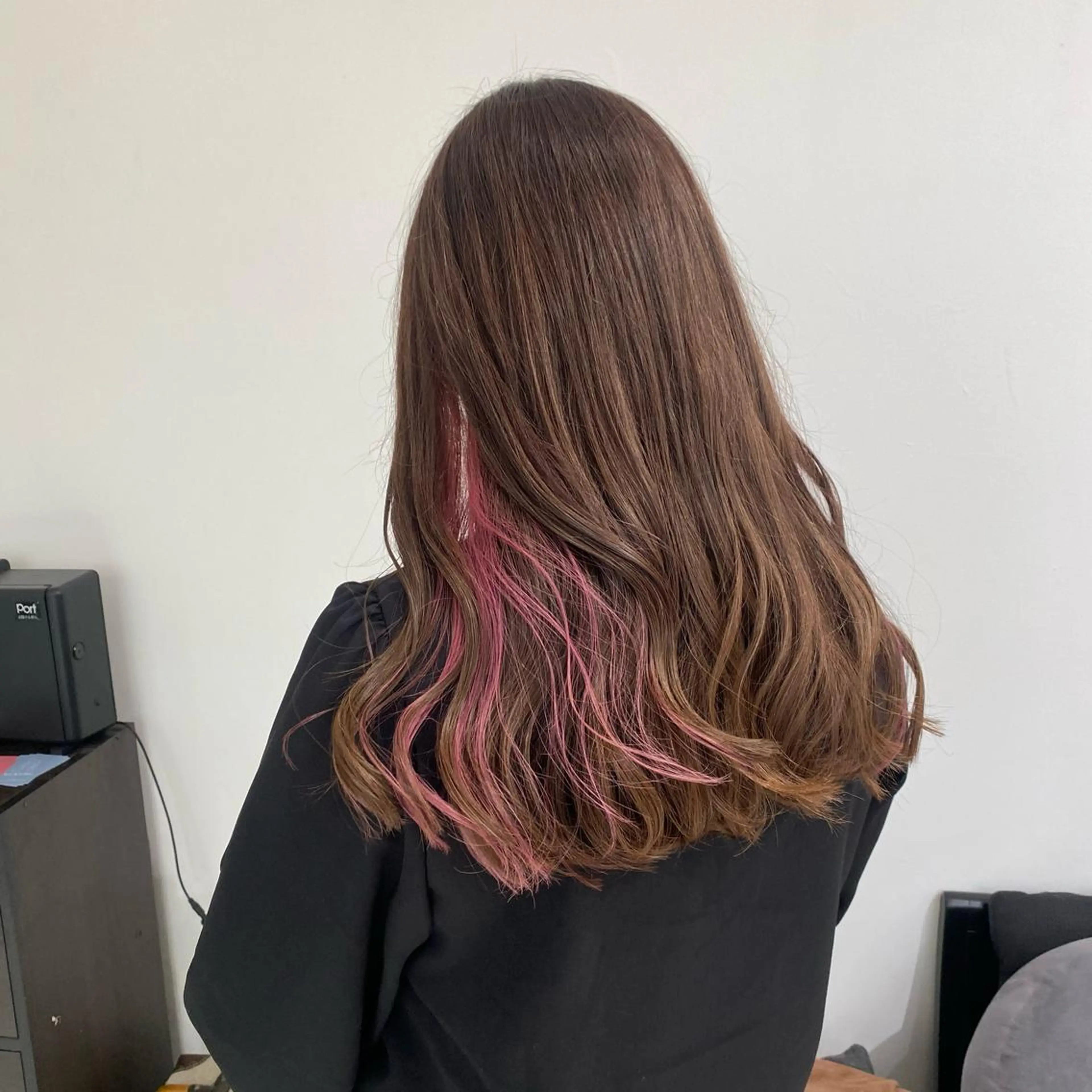 ロング カラー イヤリングカラー ヘアカラー トリートメント Fuu.by lupine所属・本日空きあり 🌟misatoのヘアスタイル