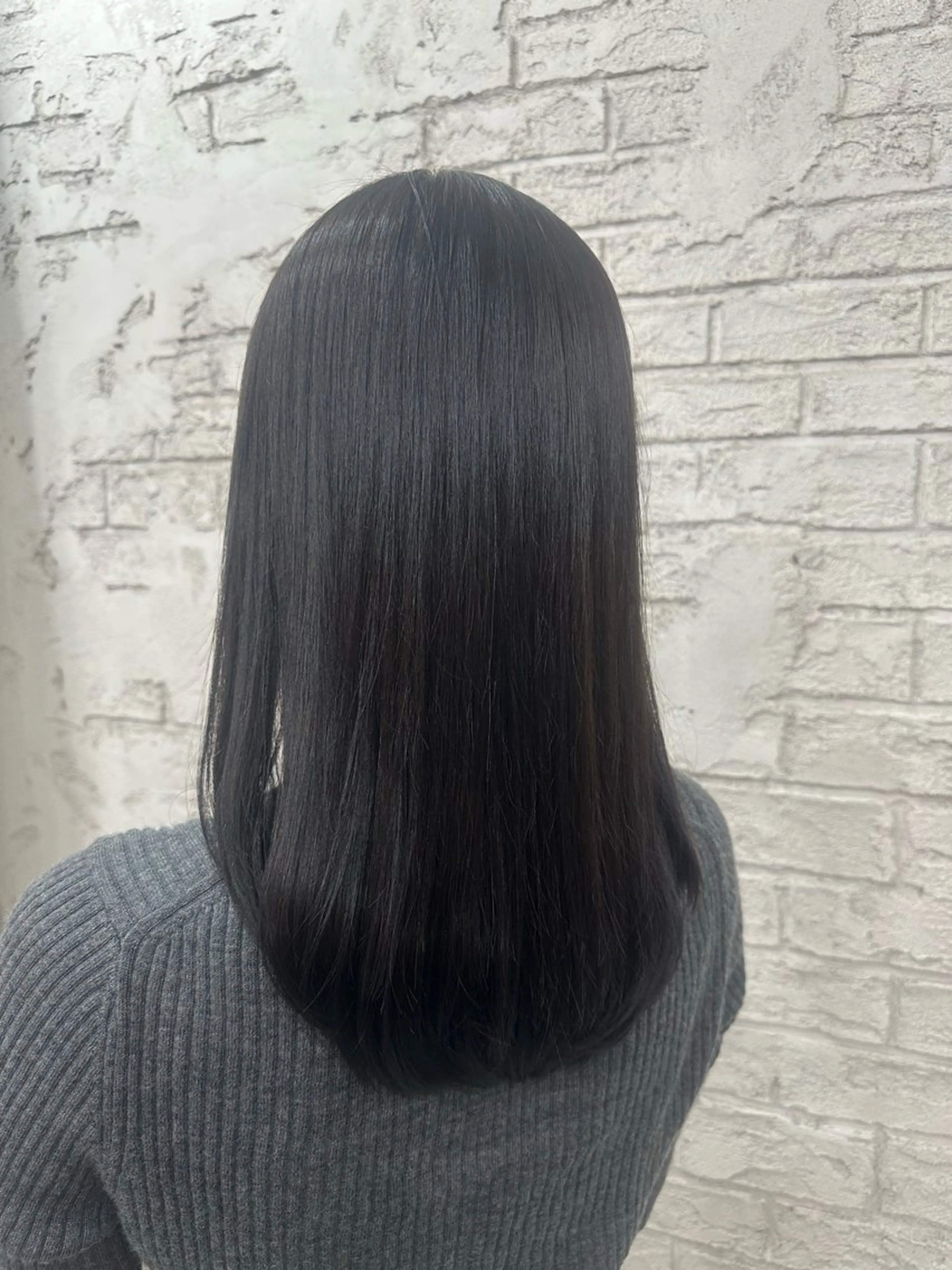 セミロング ロングカットモデル 募集中🤍REI🤍のヘアスタイル