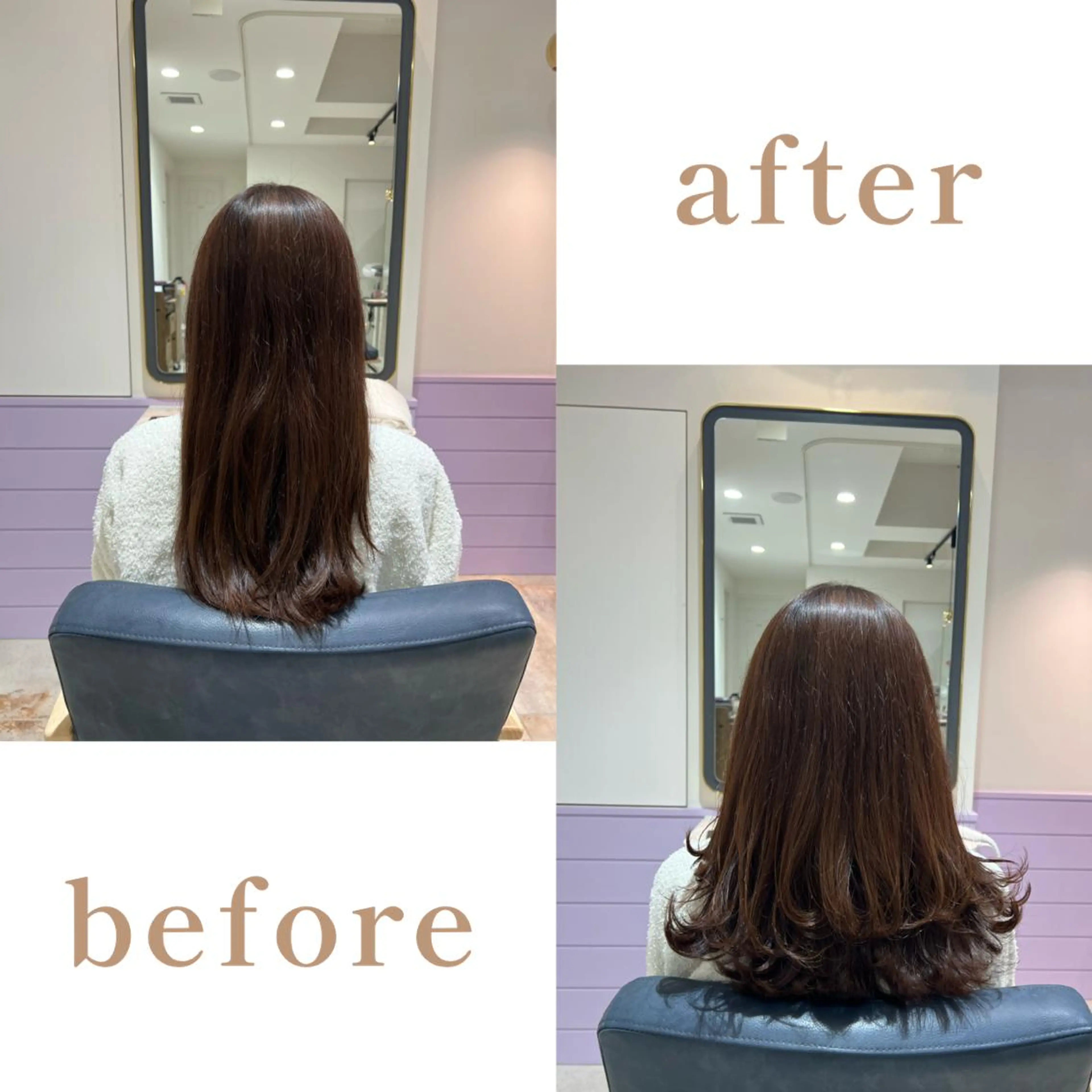 ロング レイヤーカット 髪質改善✨石塚 真梨奈のヘアスタイル