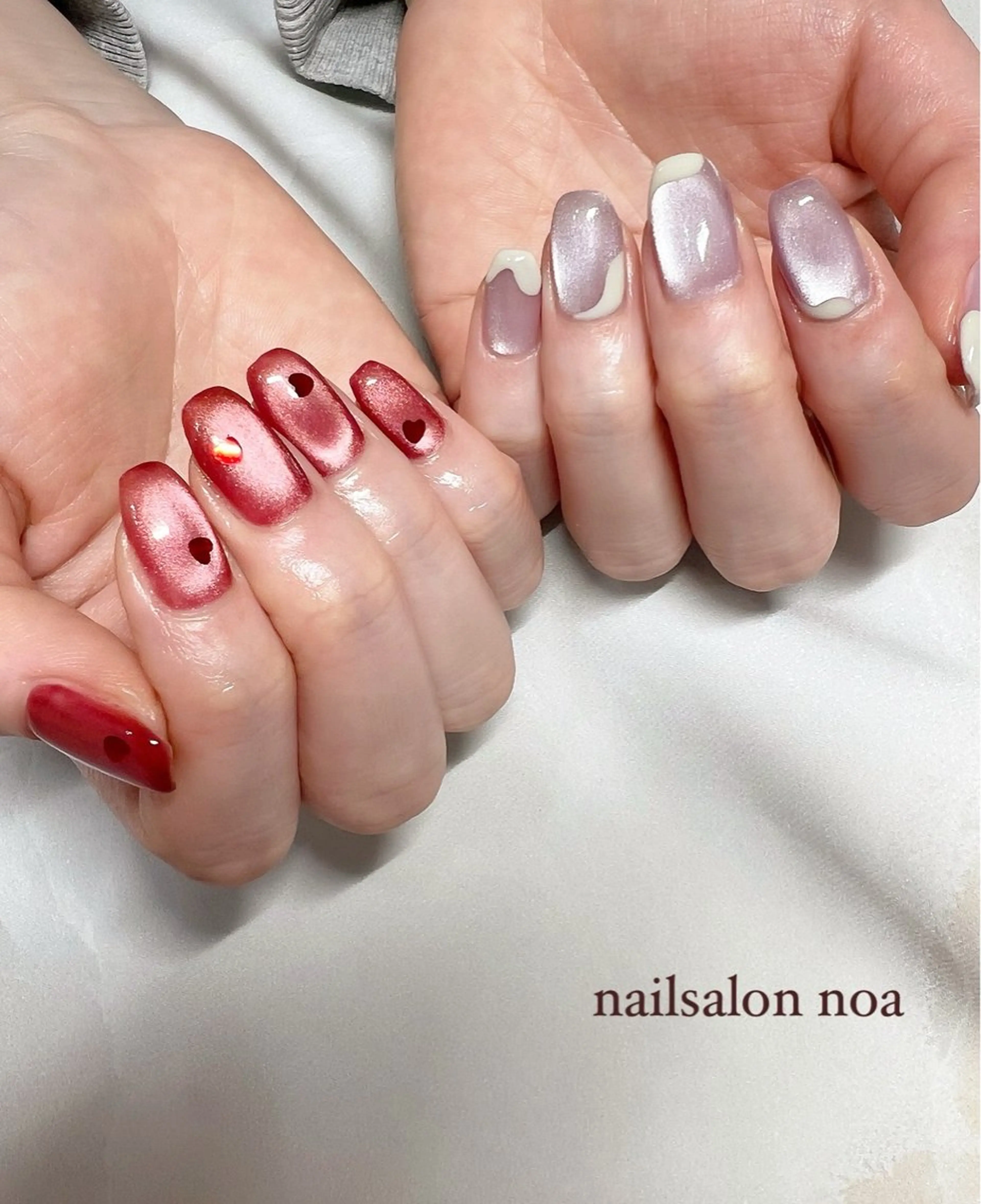 ネイル ジェルネイル ニュアンスネイル パラジェル シンプルネイル ハンドネイル nailsalon noa所属・nailist sakiのネイルデザイン