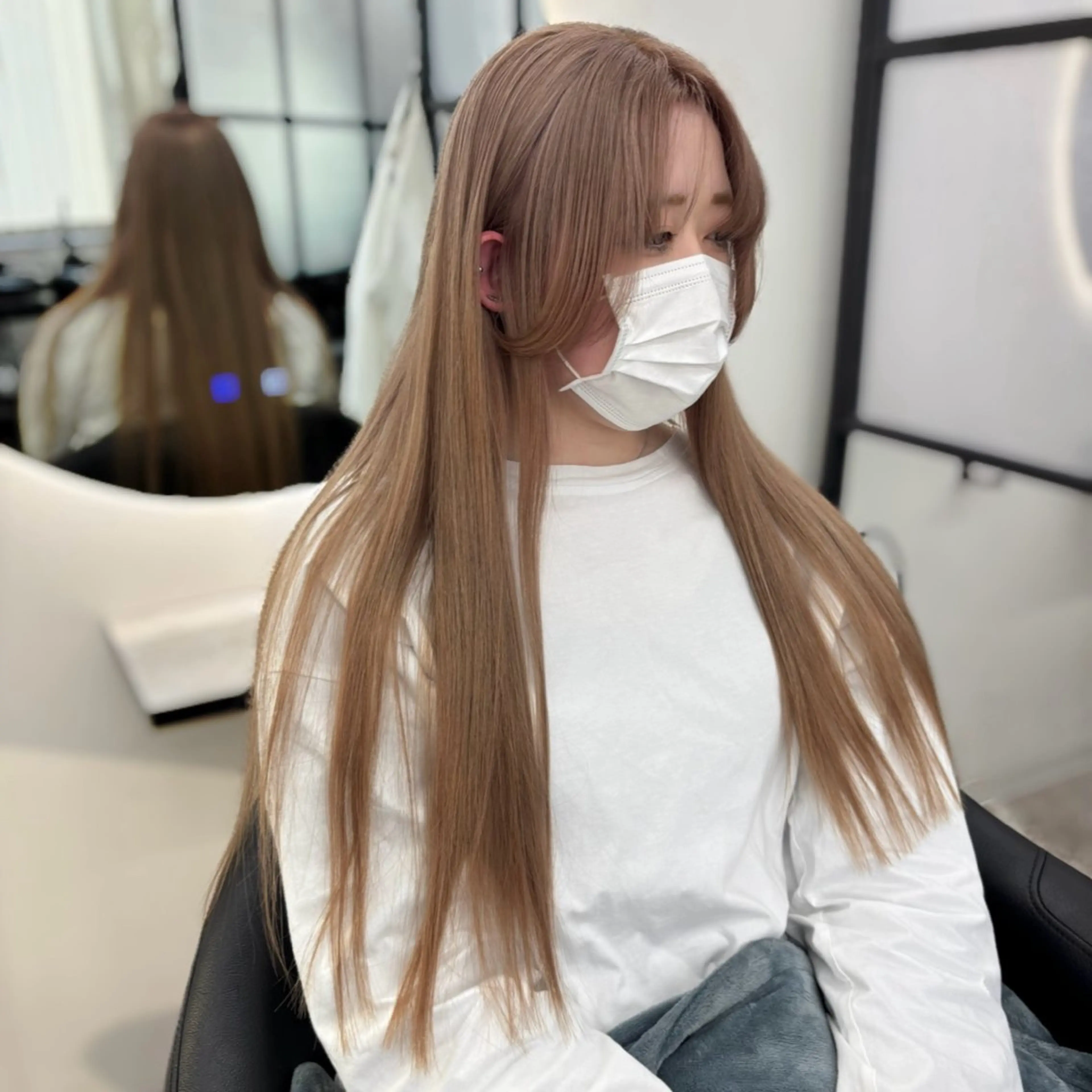 ロング カラー ヘアカラー Ren. 🦋デザインカラーのヘアスタイル