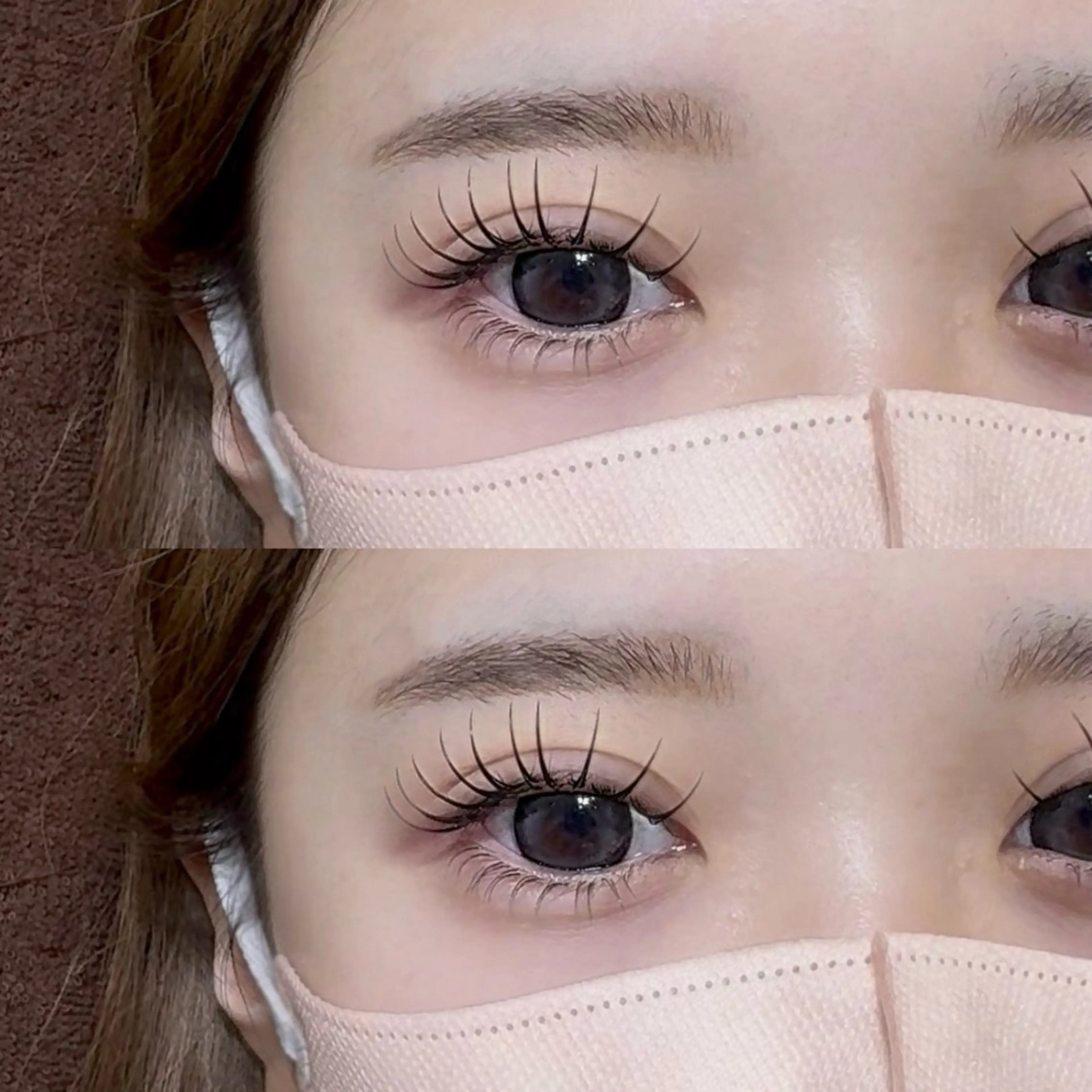 【💖フル盛れまつ毛✨】上まつ毛LEDエクステ140本×まつ毛パーマ💫+下まつ毛40本💎コーティング仕上げ➿初回限定の写真