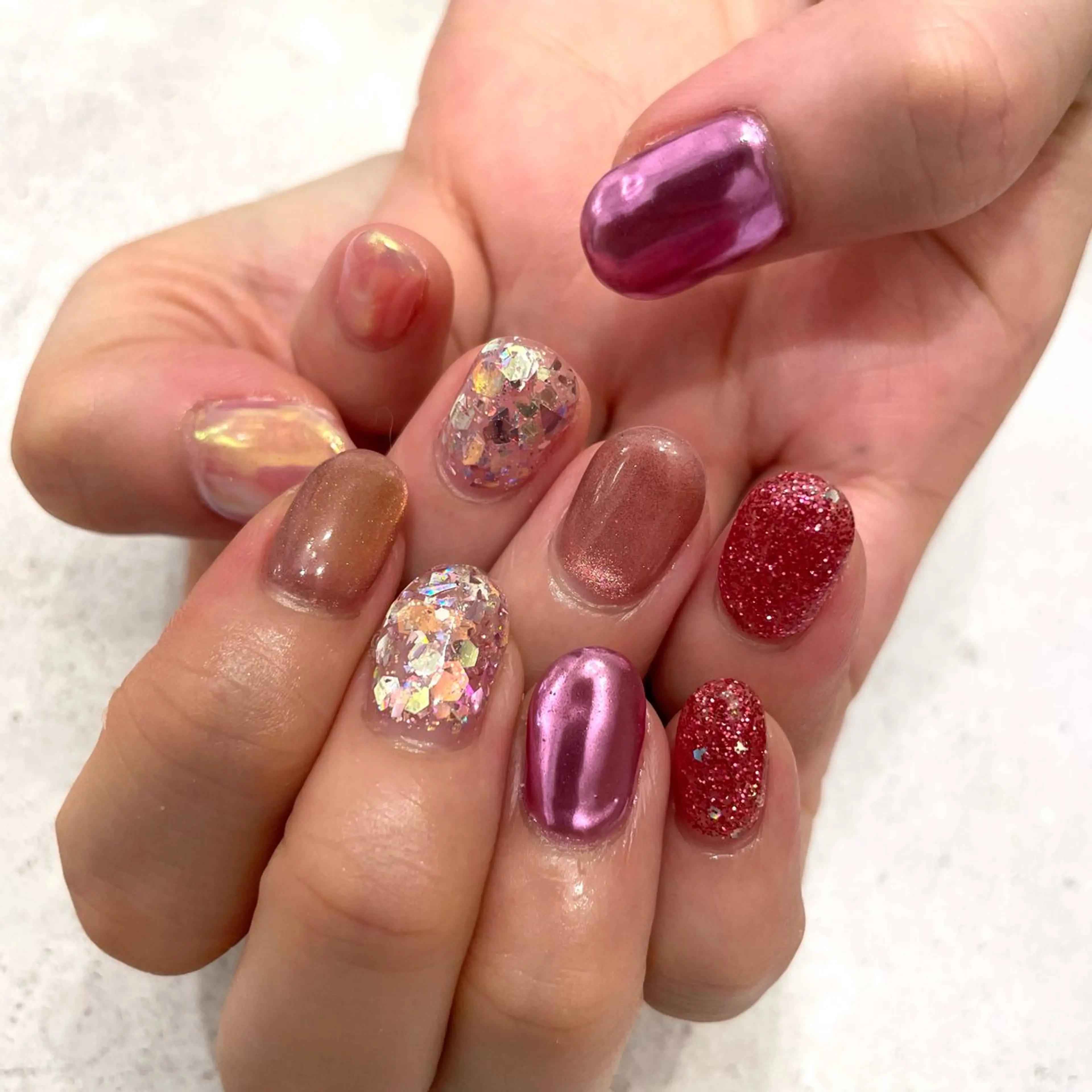 ネイル ハンドネイル Sea  nail by emaのネイルデザイン