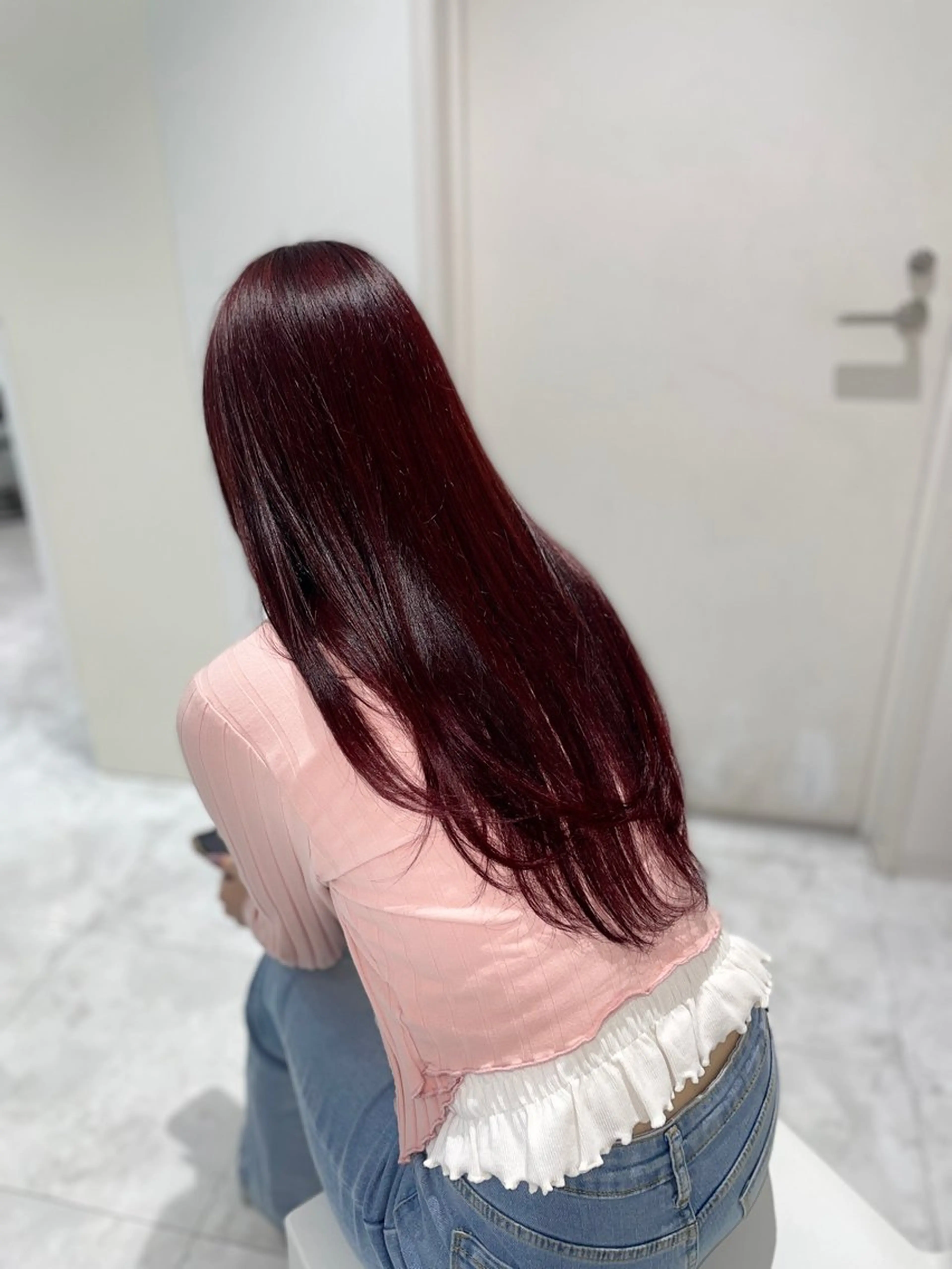 ロング カラー ヘアカラー ♥️うる艶暖色 銀座♥️mioのヘアスタイル