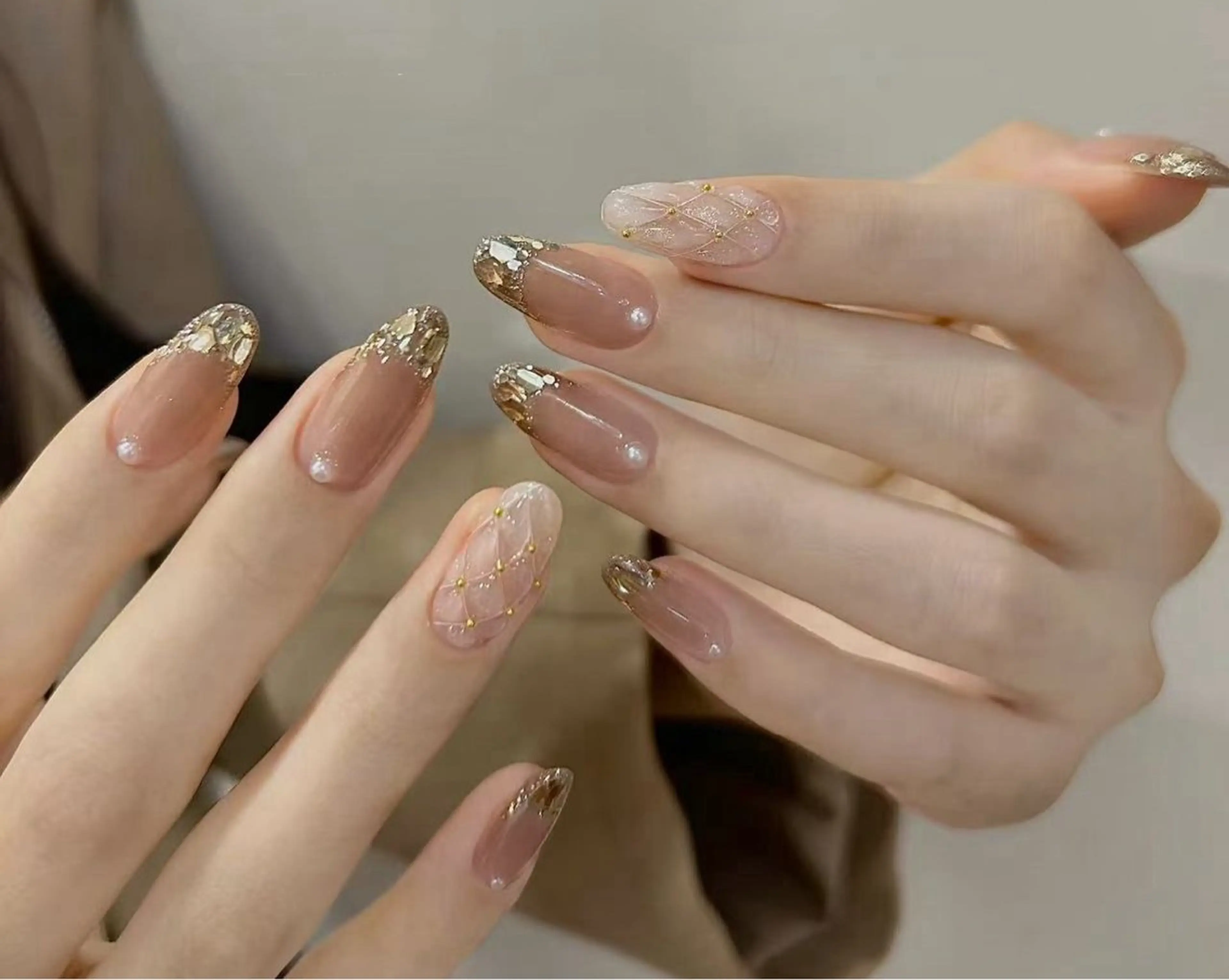 【HAND】ガラスフレンチ/マグネットフレンチ/ラメフレンチの写真